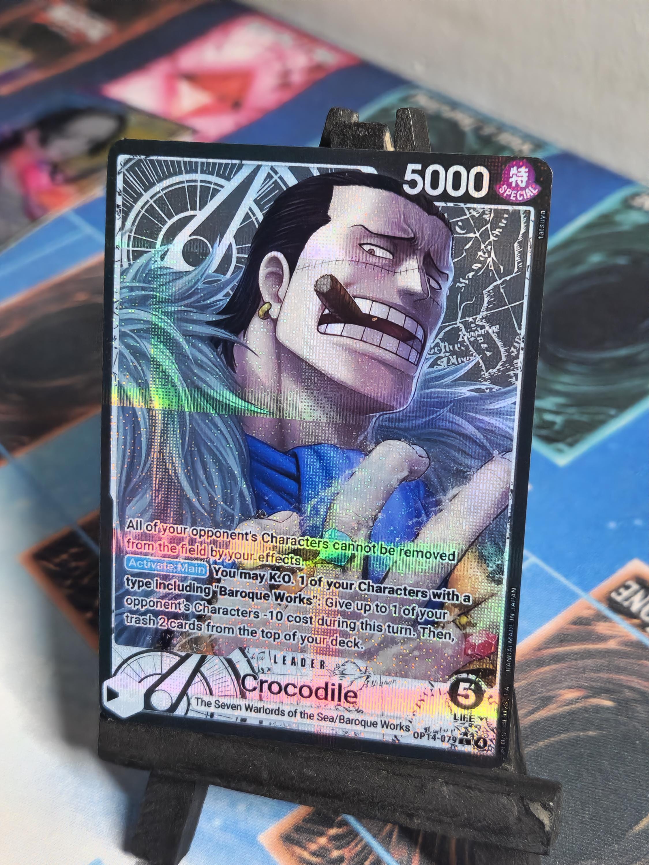 Crocodile Leader Alt Art OP14-079 One Piece Proxy