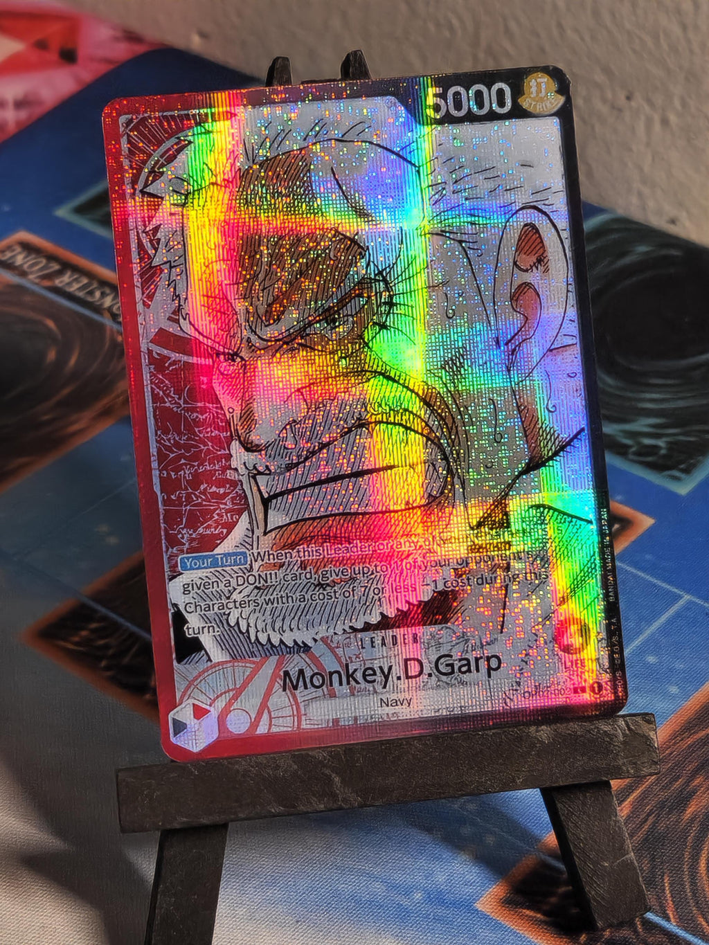 Monkey D. Garp op02-002  leader One Piece Proxy Card
