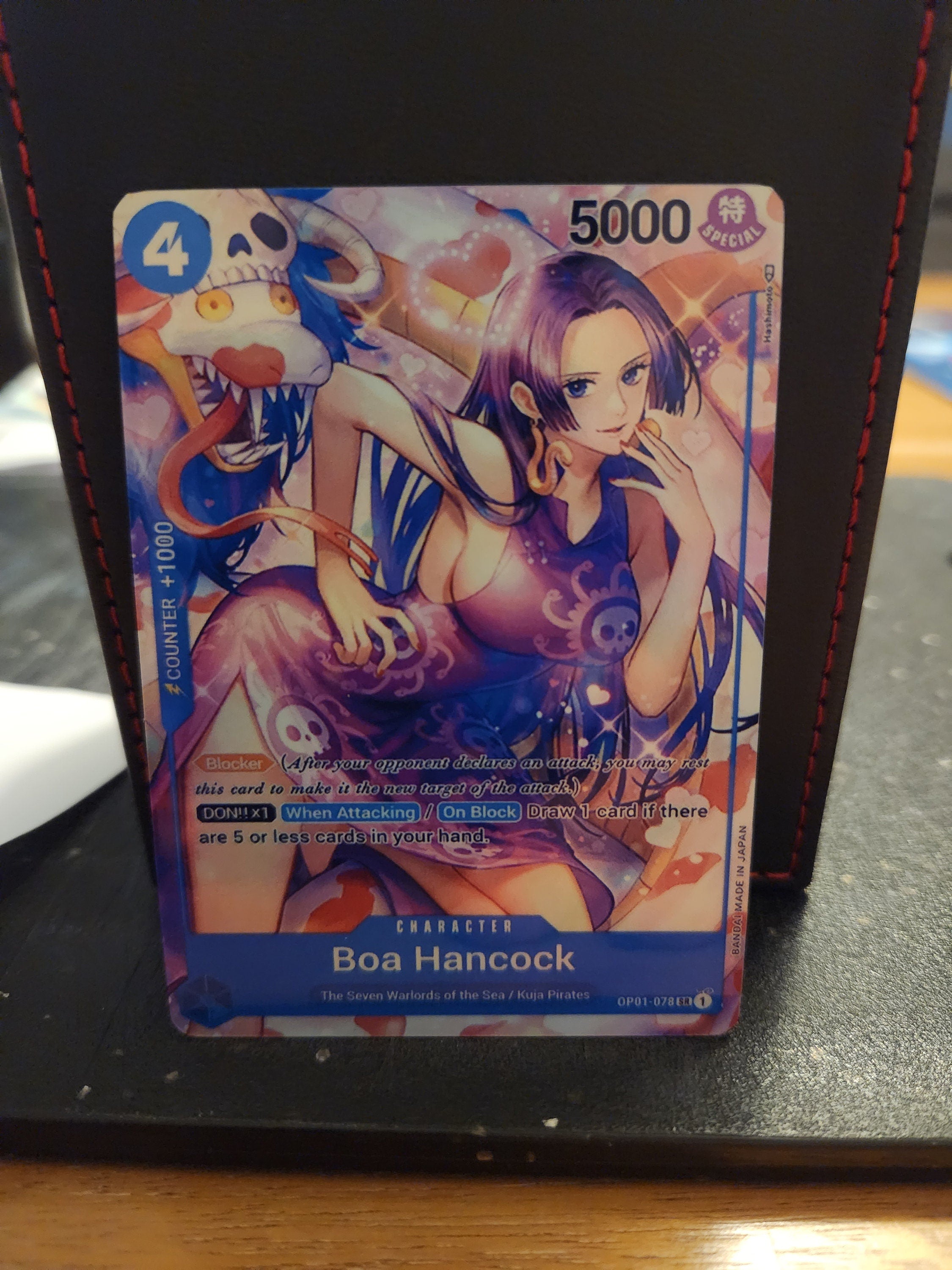 One Piece Boa Hancock alt art op01-078 Proxy Card