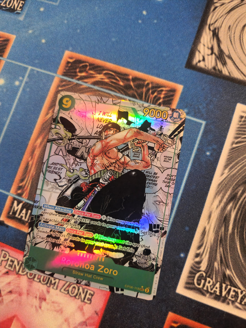 Roronoa Zoro manga op06-118 One Piece Proxy