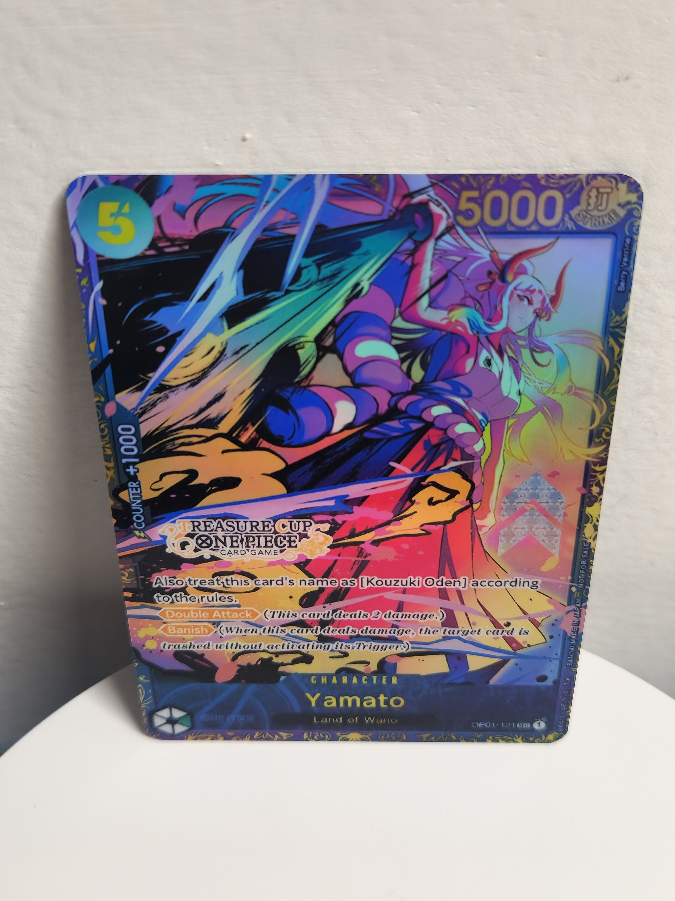 Yamato Treasure Cup alt art op01-121 One Piece Proxy