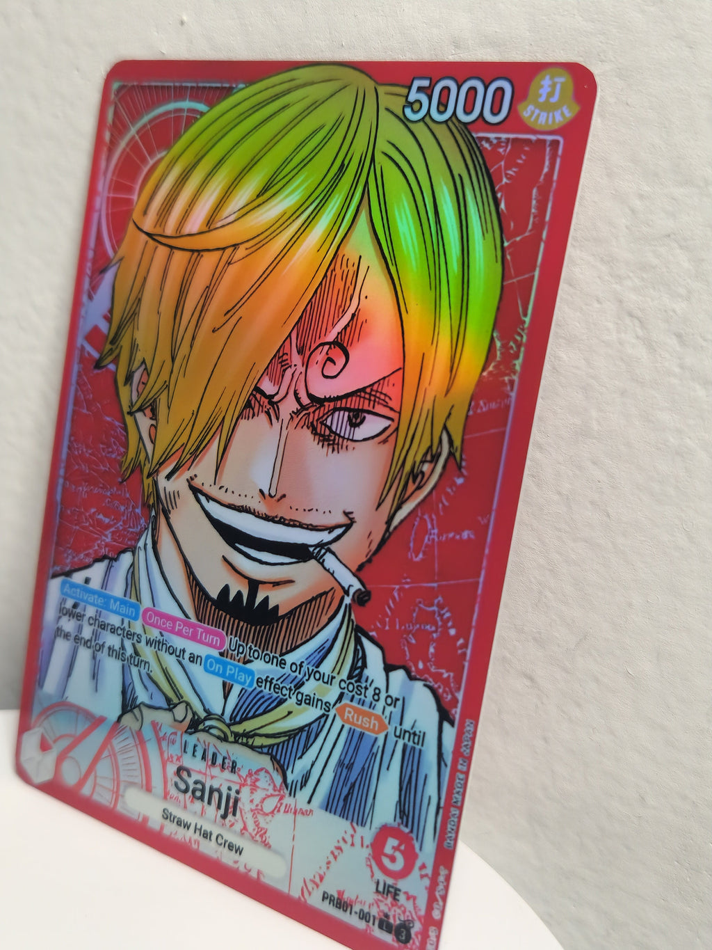 Sanji Leader Alt Art PRB01-001 One Piece Proxy Card