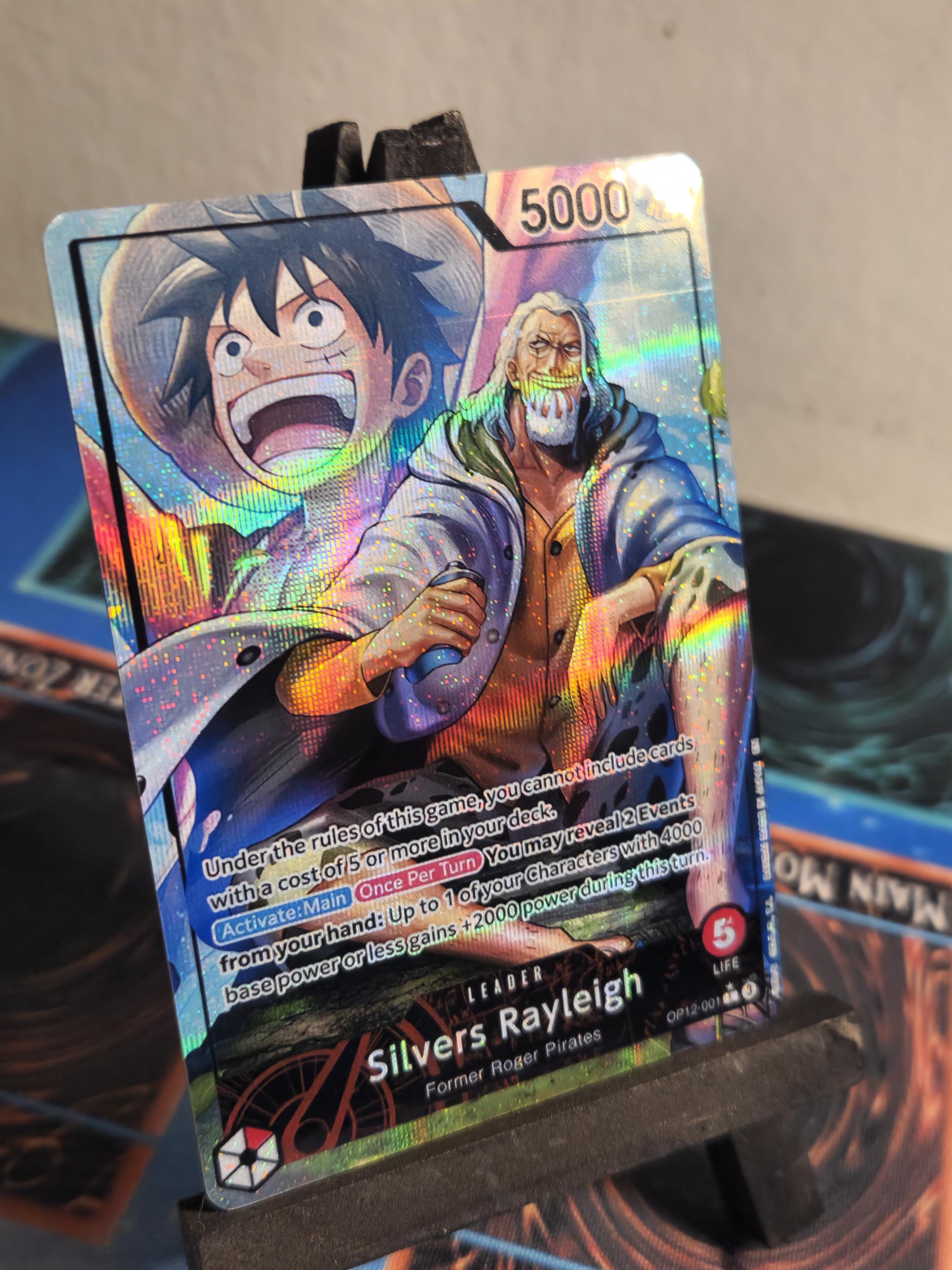 Silvers Rayleigh Leader alt art op12-001 One Piece proxy
