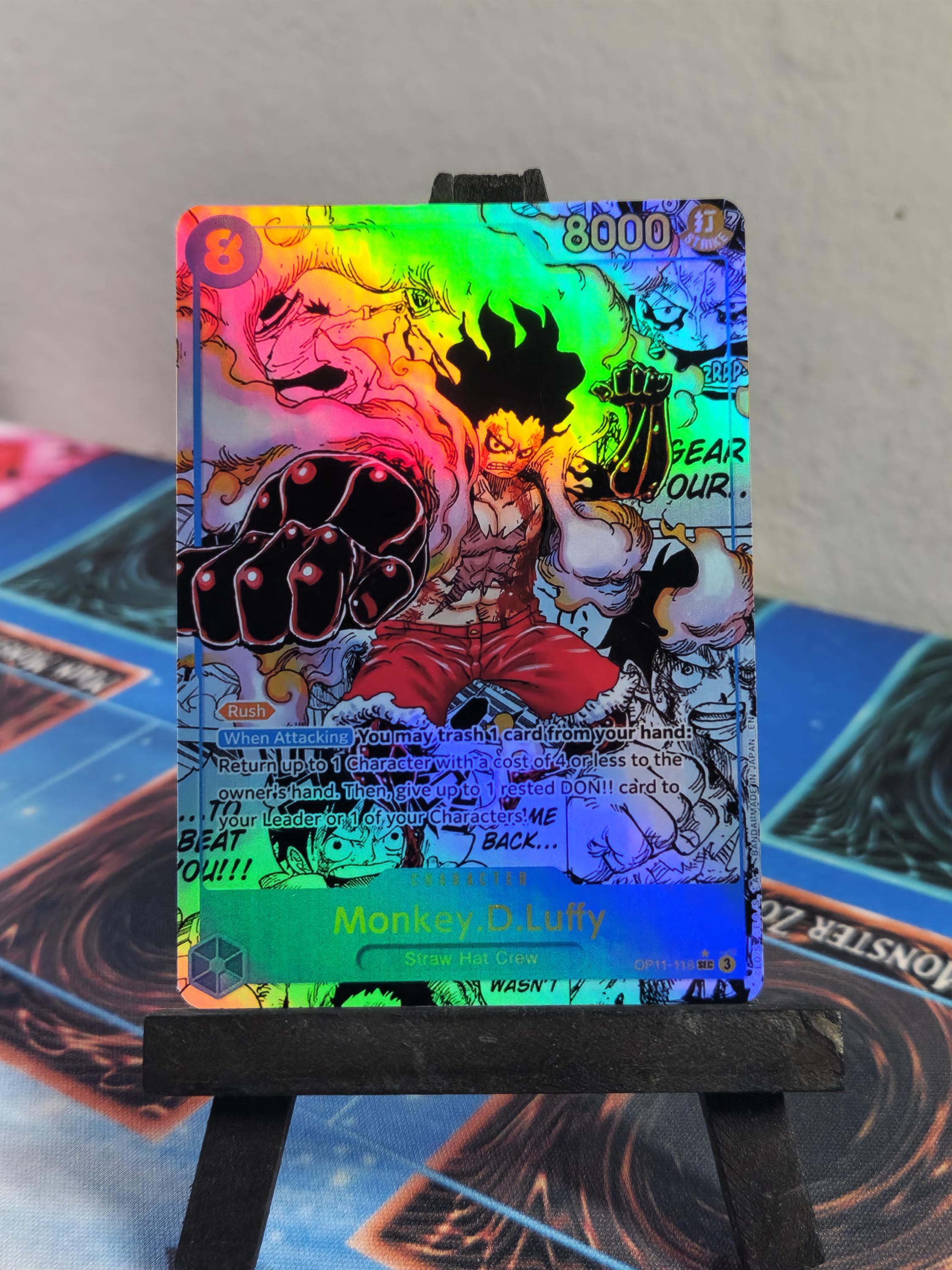 Monkey D Luffy Manga Alt Art OP11-118 One Piece Proxy
