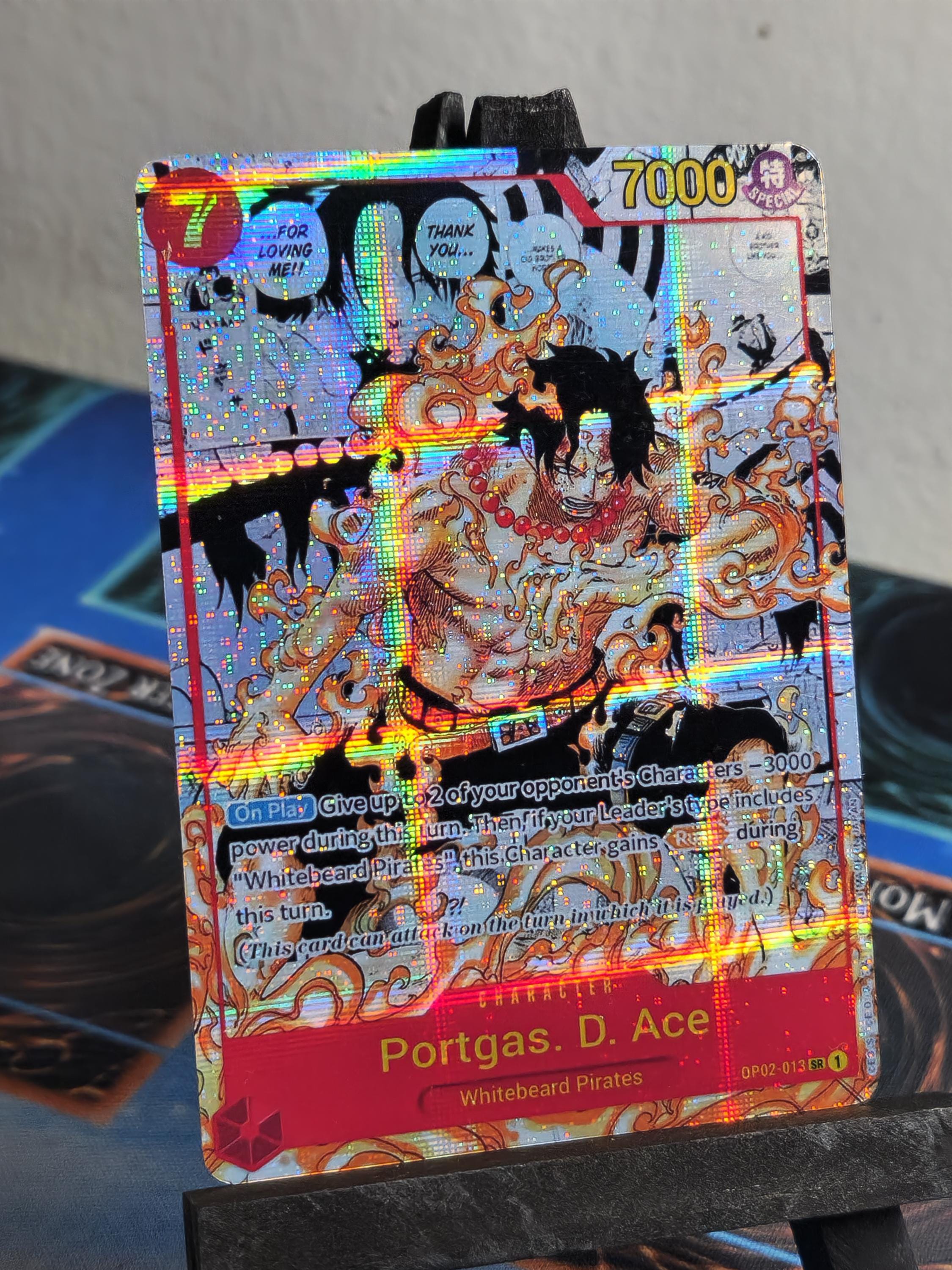One Piece Portgas D. ACE manga art op02-013 proxy