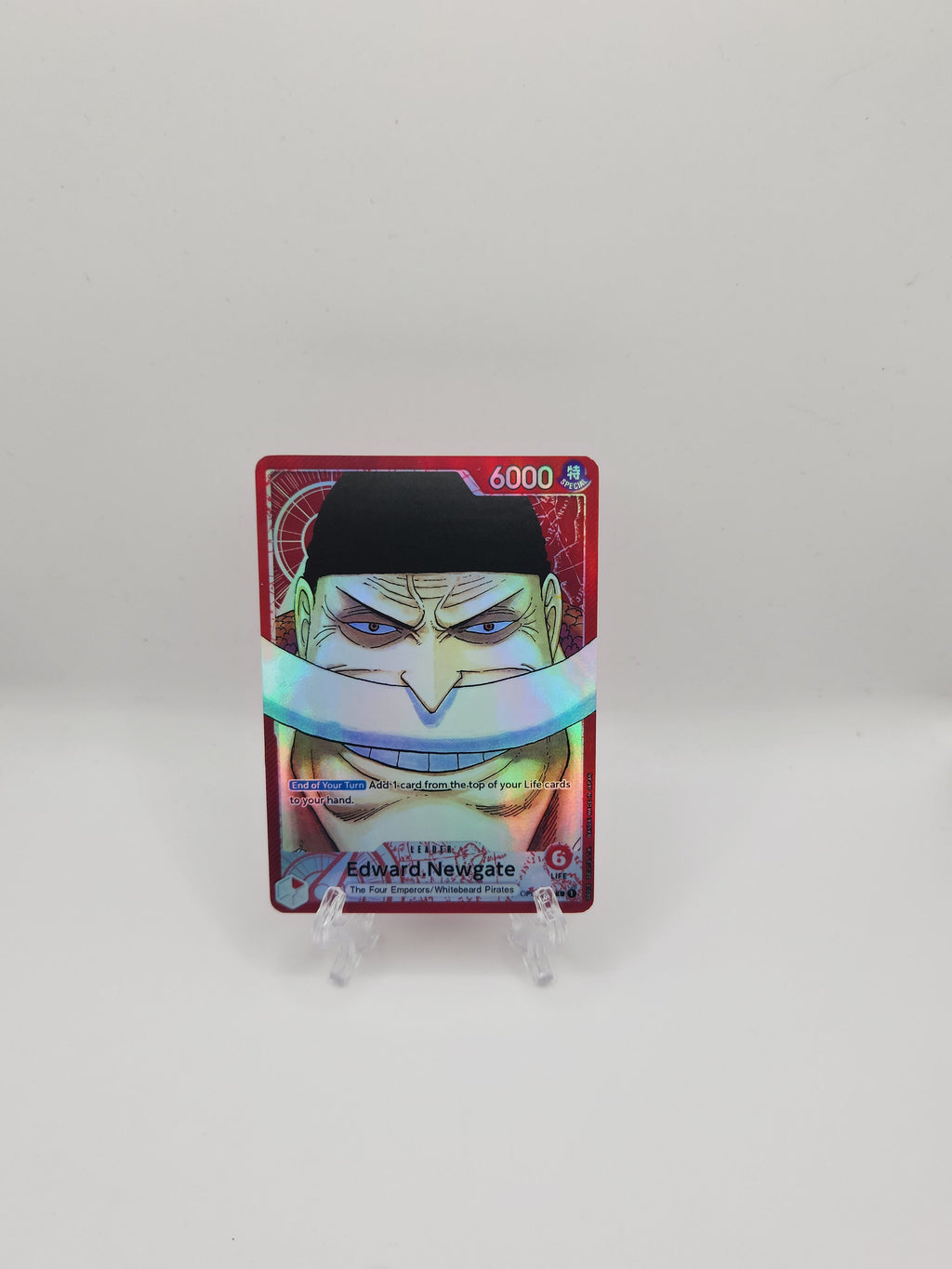 Edward Newgate op02-001  leader One Piece Proxy Card