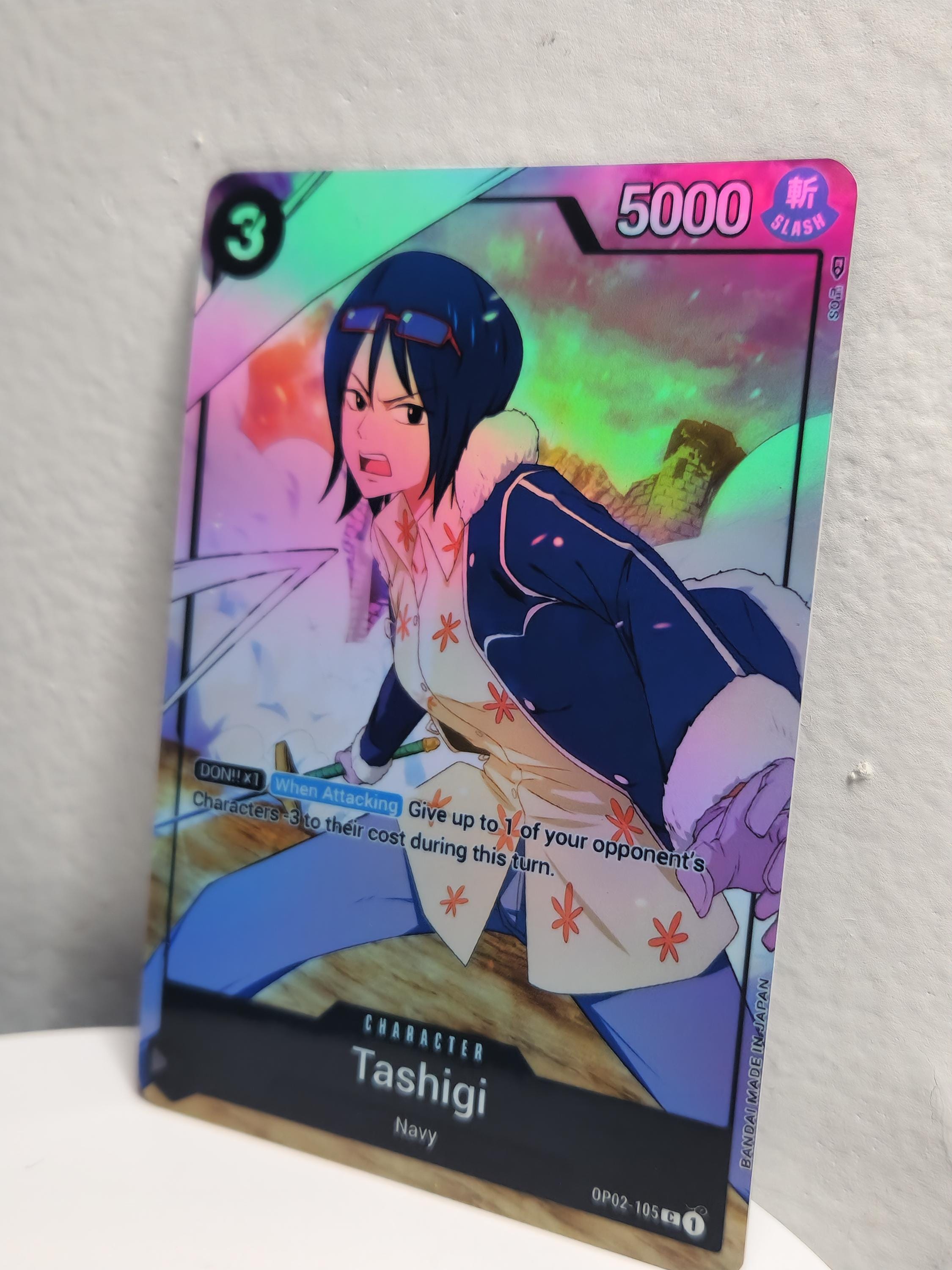 Tashigi Asia Only alt art op02-105 One Piece Proxy