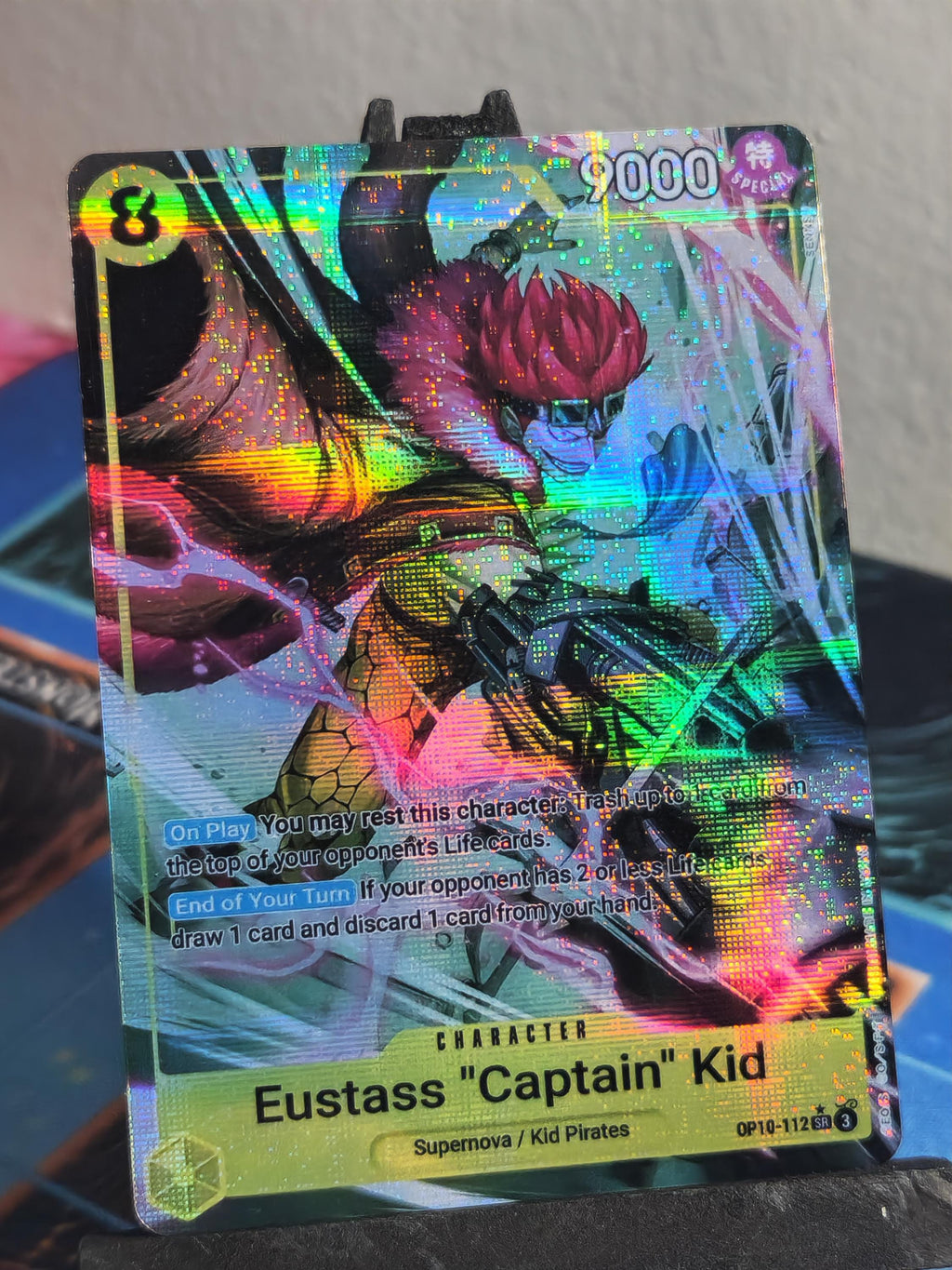 Eustass "Captain" Kid alt art OP10-112 One Piece Proxy Card