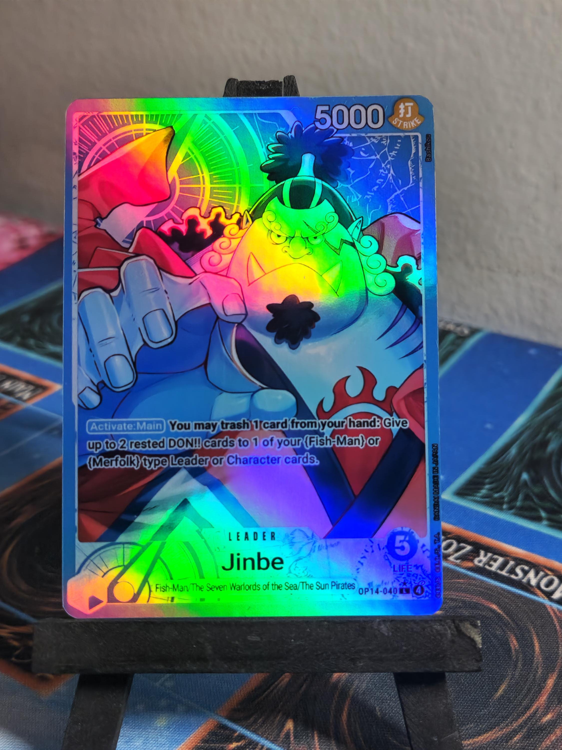 Jinbe Leader Alt Art OP14-040 One Piece Proxy
