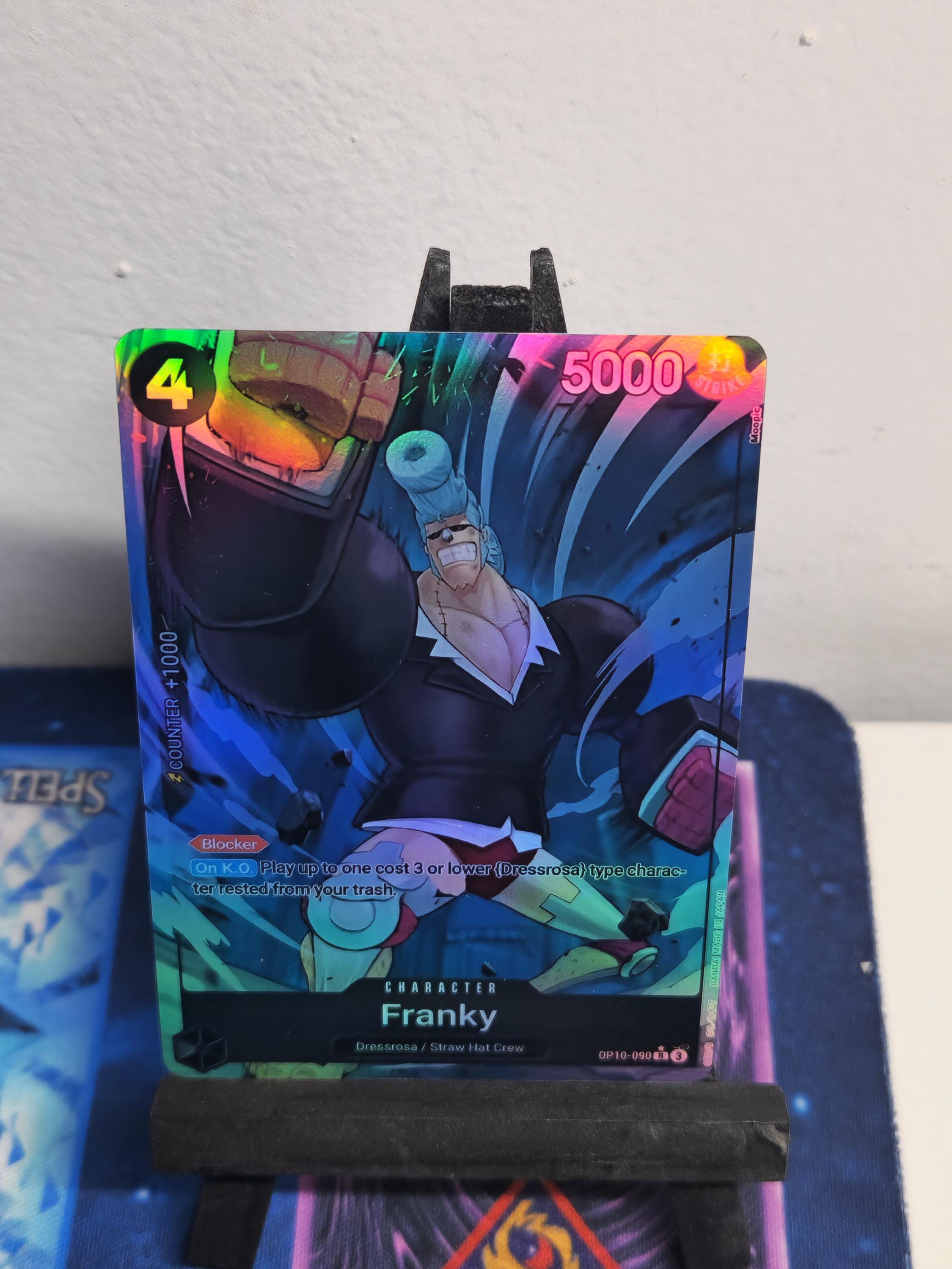 Franky alt art OP10-090 One Piece Proxy Card