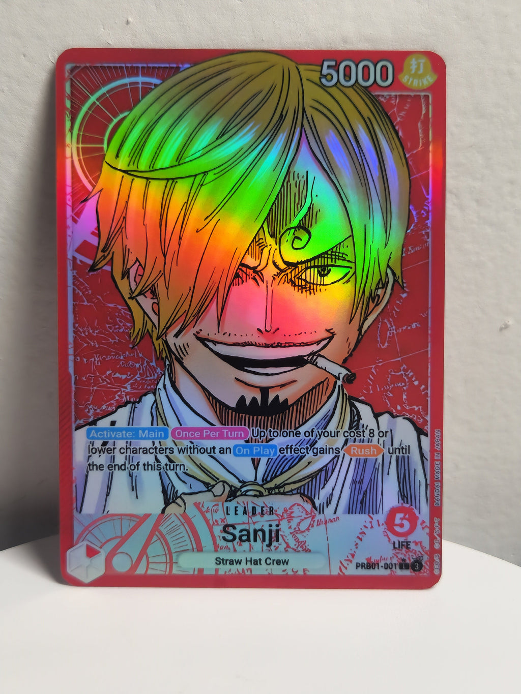 Sanji Leader Alt Art PRB01-001 One Piece Proxy Card