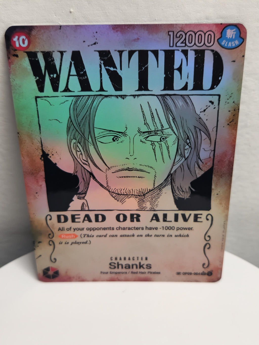 Shanks Wanted Poster SP op09-004 One Piece Proxy