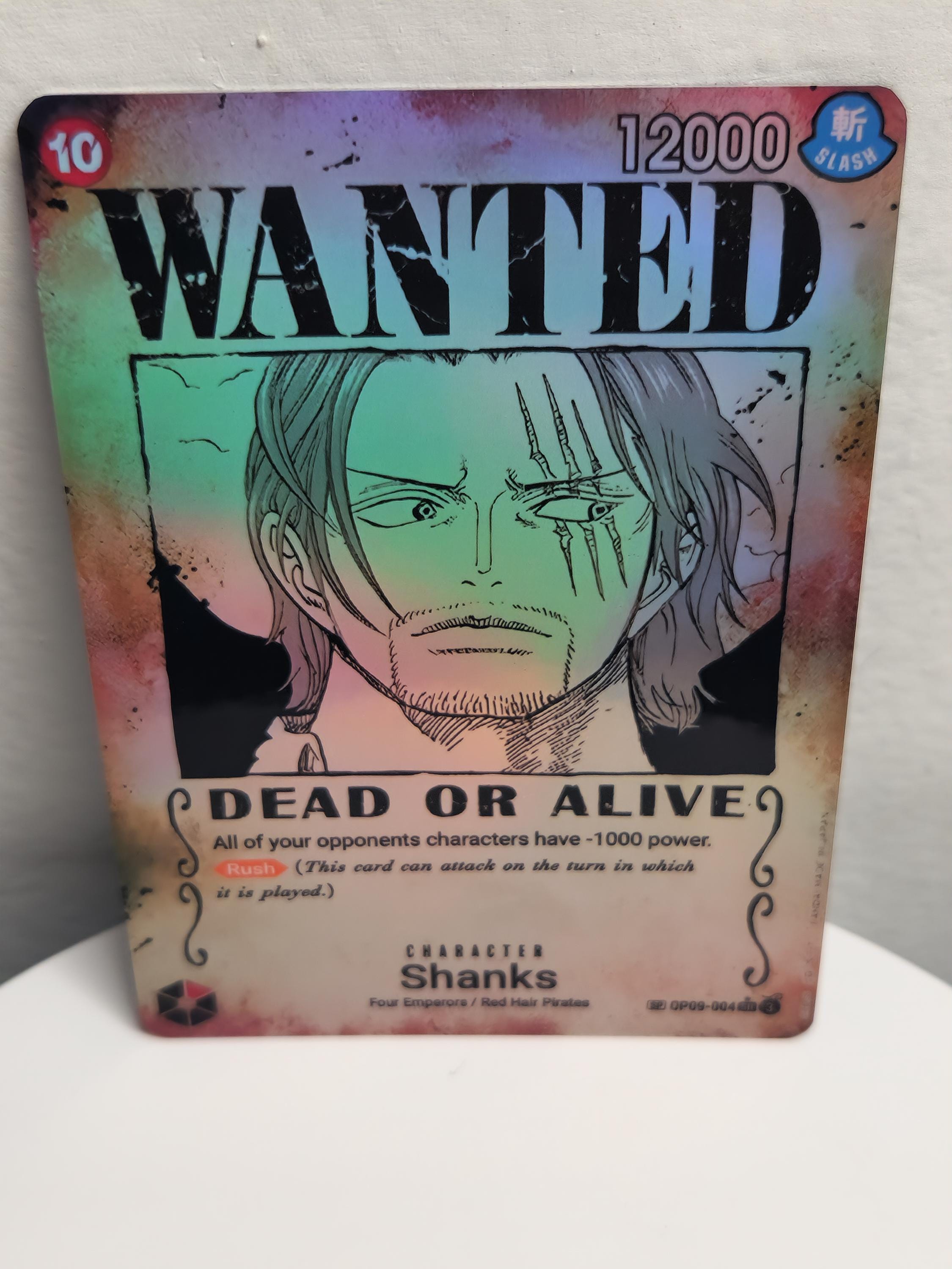 Shanks Wanted Poster SP op09-004 One Piece Proxy