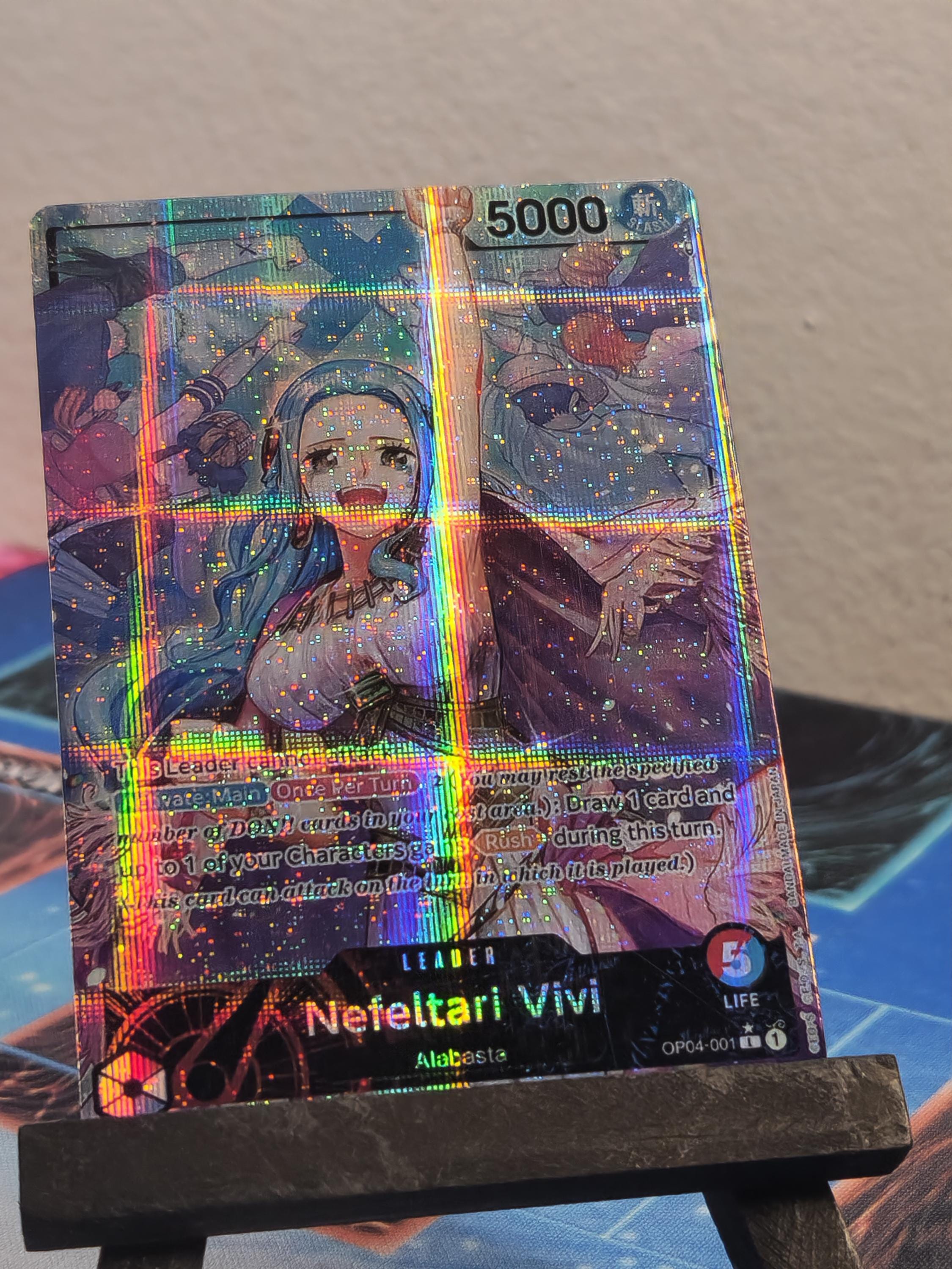 Nefeltari Vivi  Leader alt art op04-001 One Piece Proxy