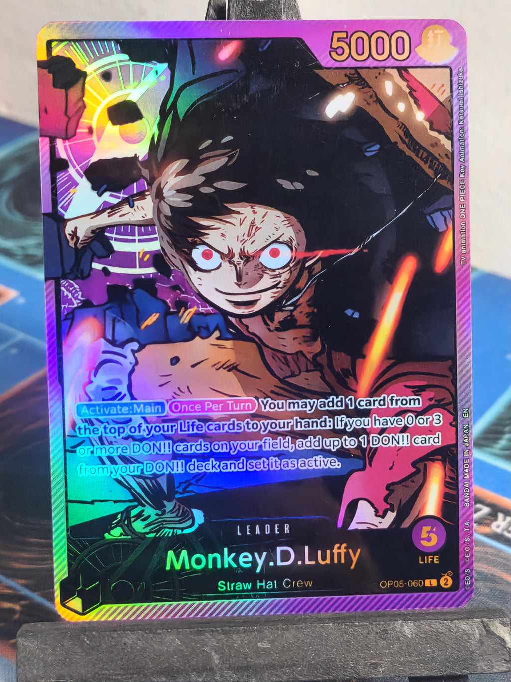 Monkey D Luffy Leader EB02 alt art OP05-060 One Piece proxy