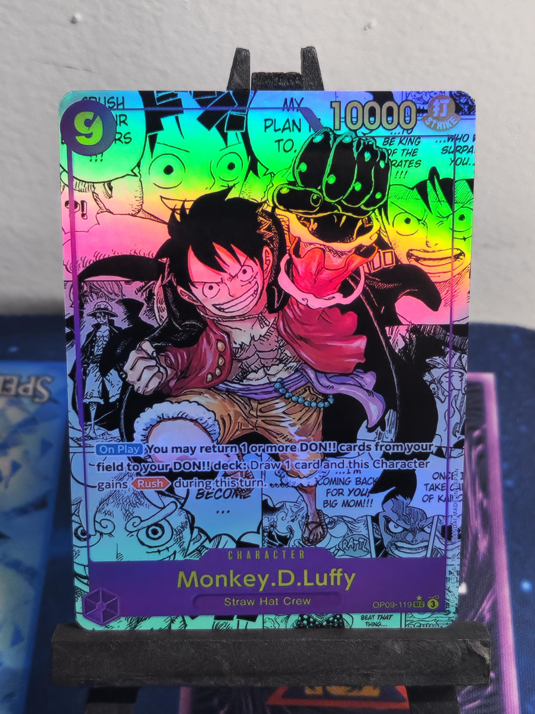 Monkey D Luffy manga alt art op09-119 One Piece Proxy