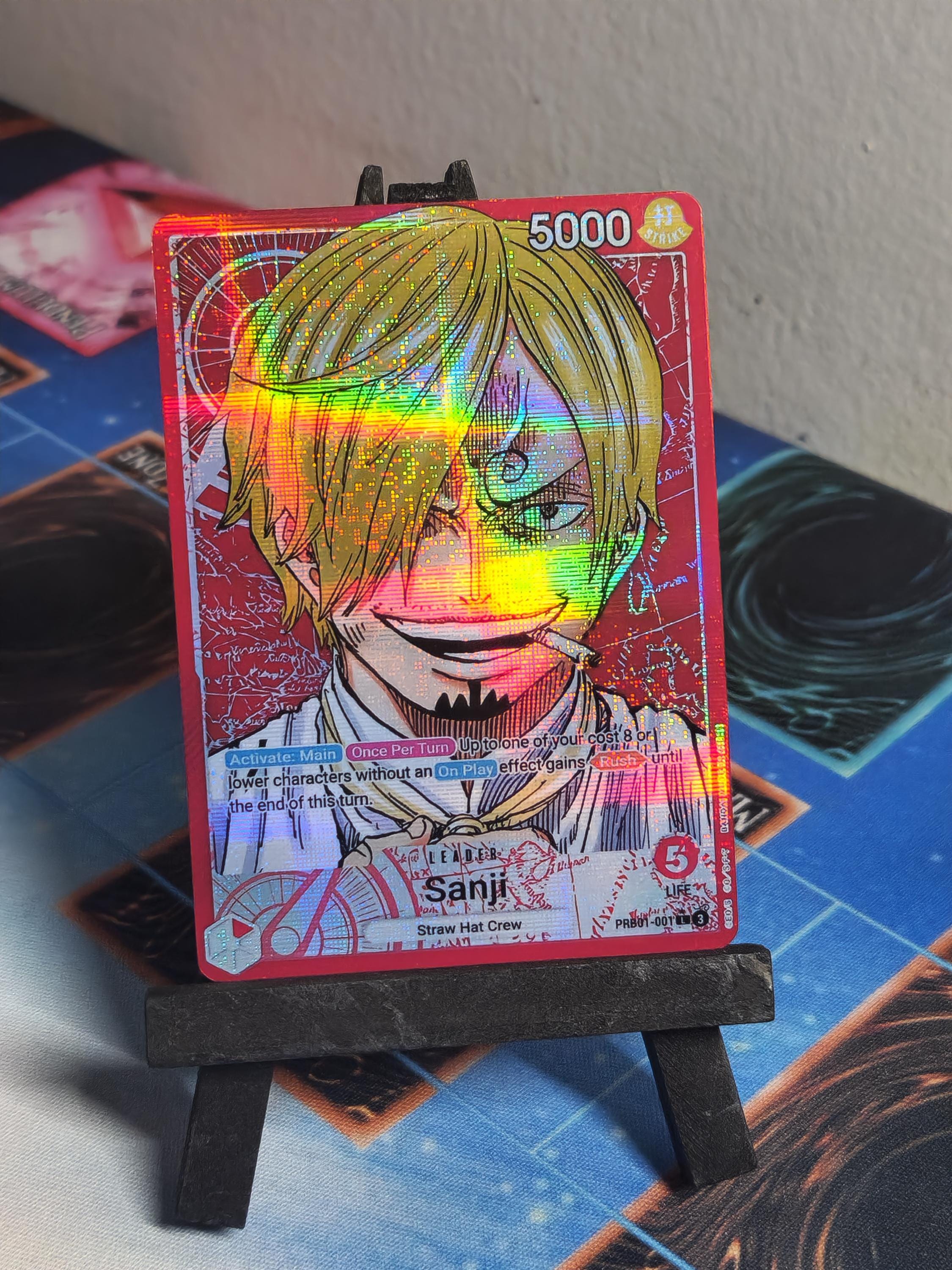 Sanji Leader Alt Art PRB01-001 One Piece Proxy Card