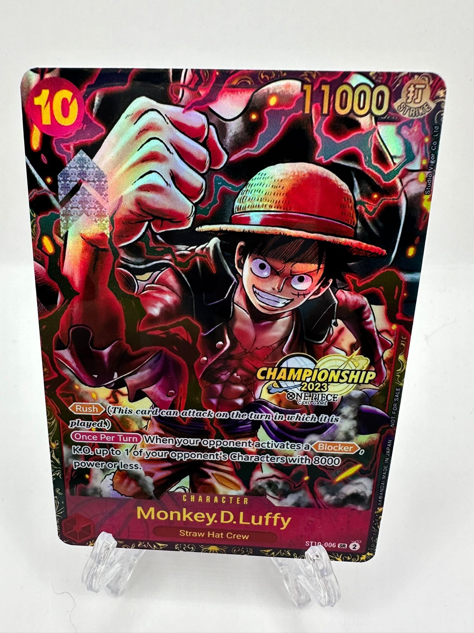 Monkey D Luffy st10 championship/proxy