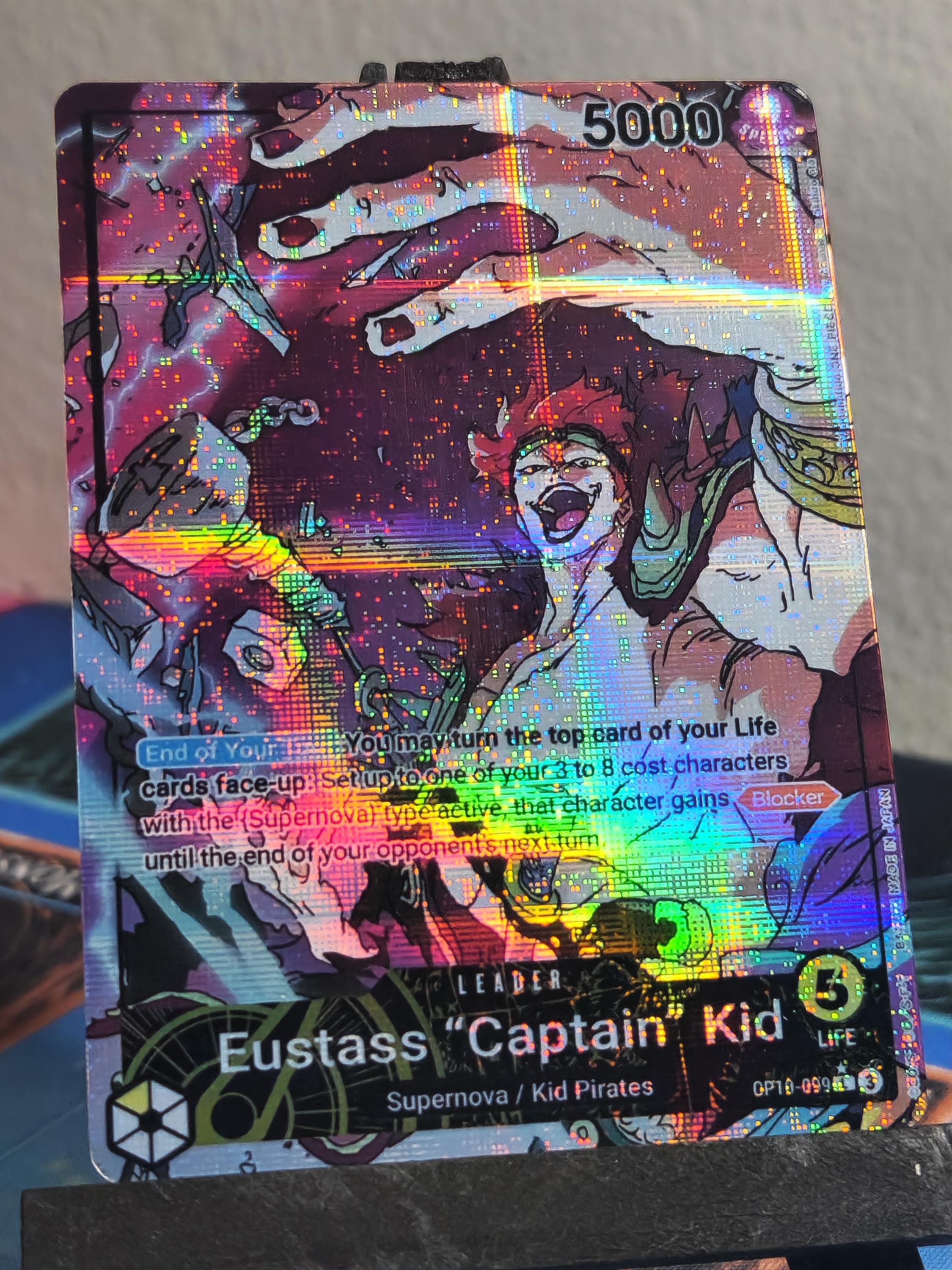Eustass "Captain" Kid Leader alt art OP10-099 One Piece Proxy