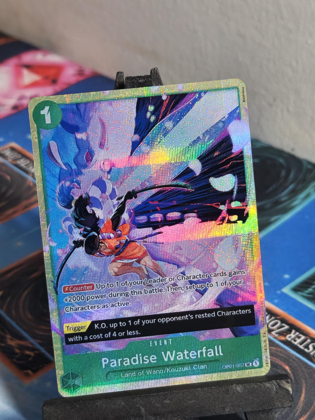 Paradise Waterfall alt art op01-057 One Piece Proxy Card