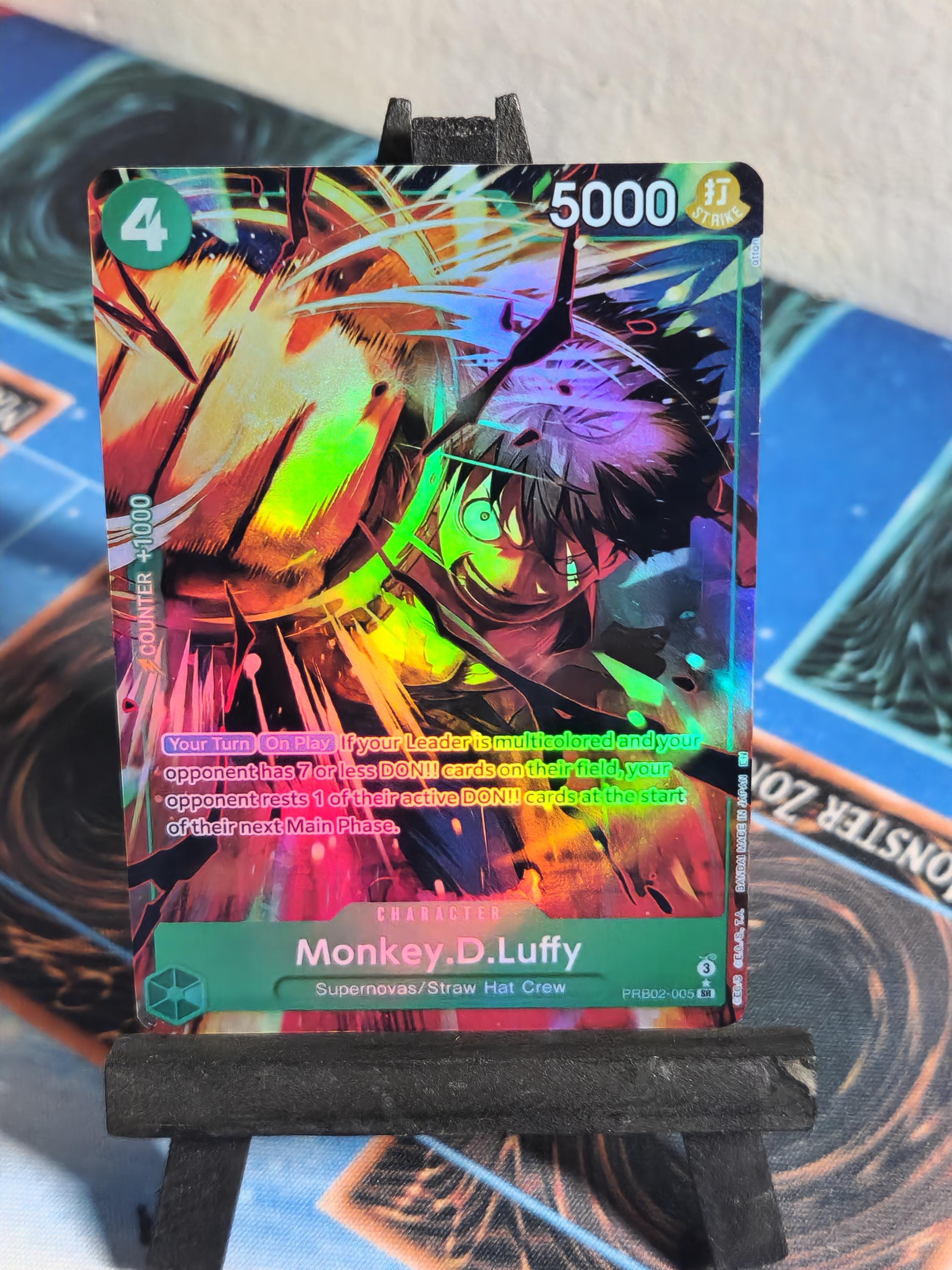 Monkey D Luffy alt art PRB02-005 One Piece proxy