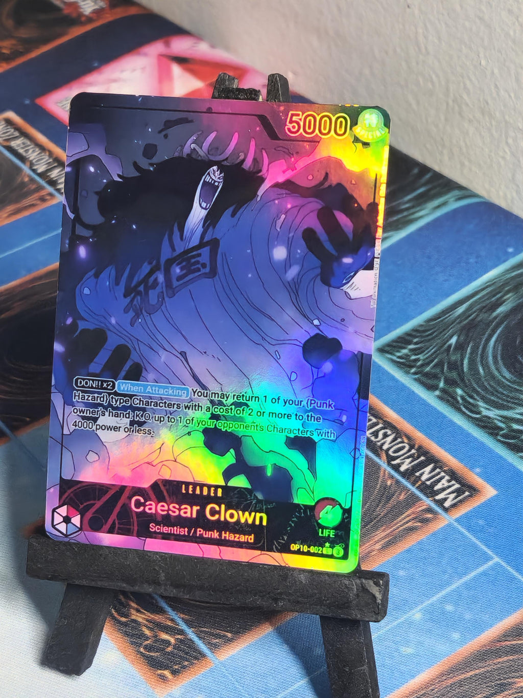 Caesar Clown Leader alt art  OP10-002 One Piece Proxy Card