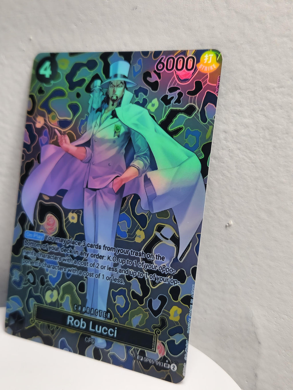 Rob Lucci SP alt art op05-093 One Piece Proxy