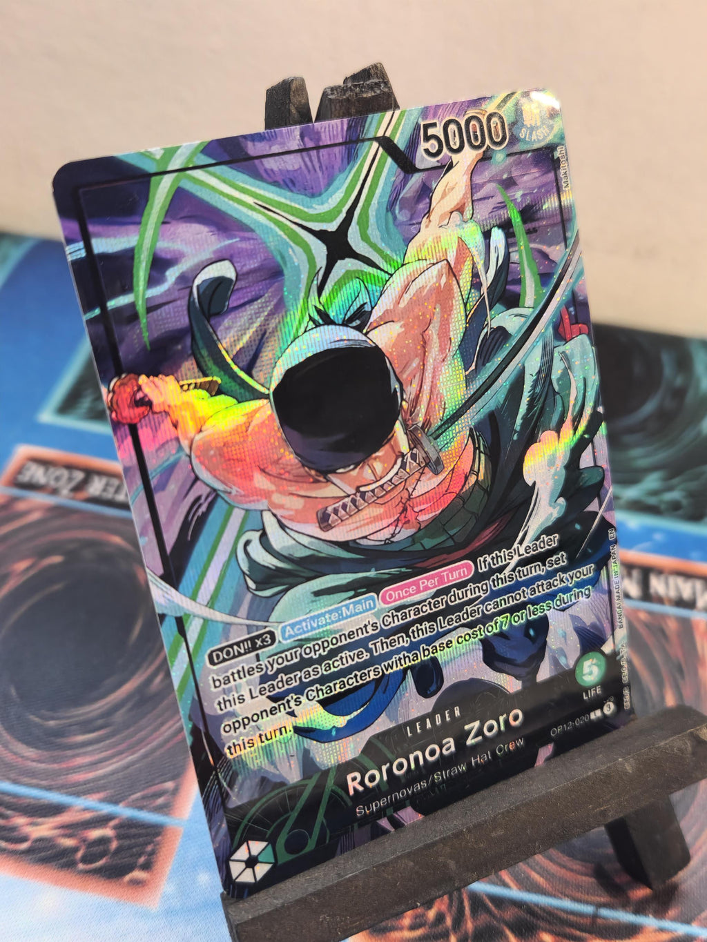 Roronoa Zoro Leader alt art  promo op12-020 One Piece proxy