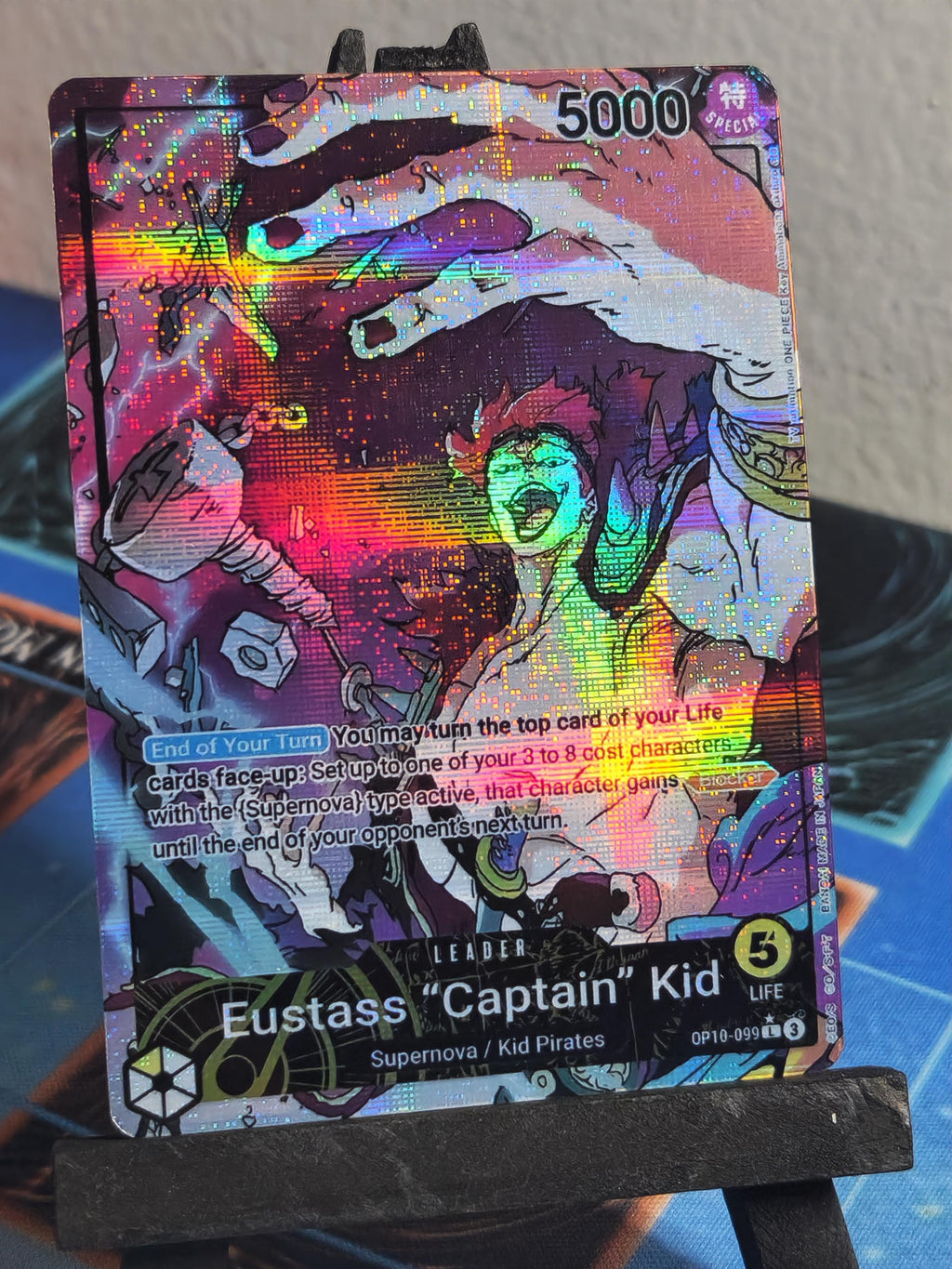 Eustass "Captain" Kid Leader alt art OP10-099 One Piece Proxy