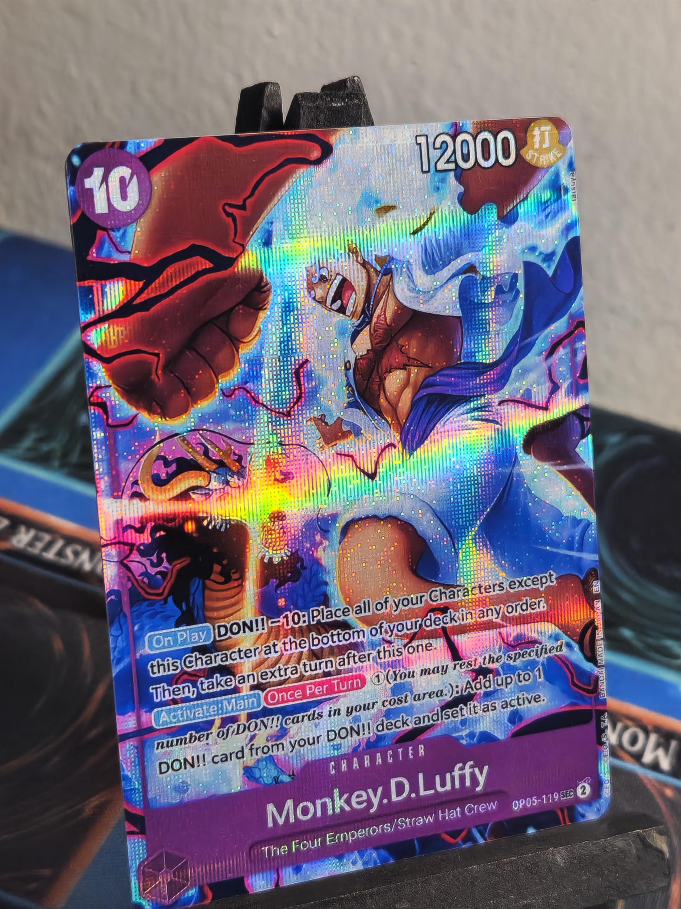 Monkey D Luffy 2nd Anniversary alt art op09-119 One Piece Proxy