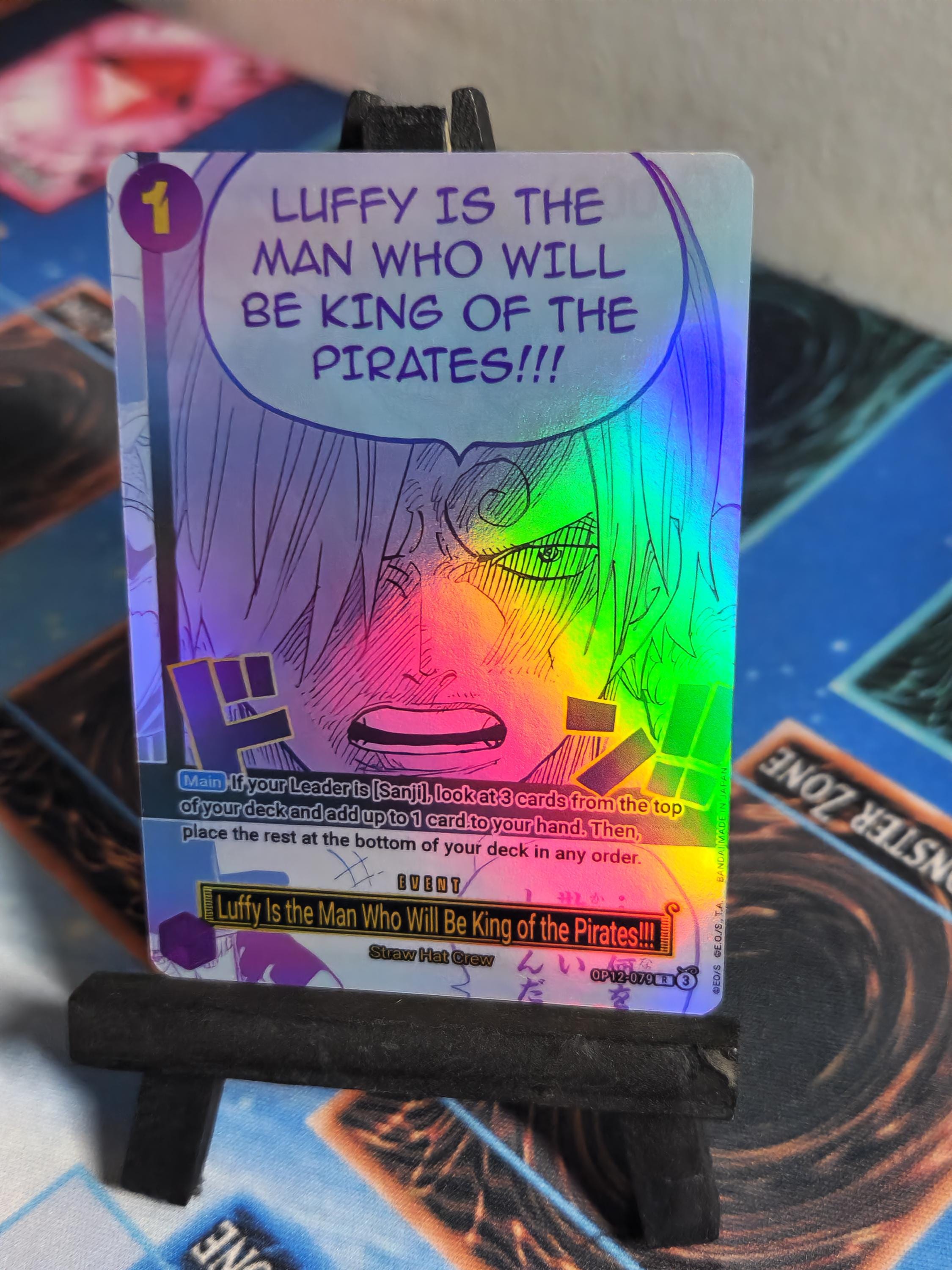 Luffy will become king of pirates alt art op12-079 prb02 One Piece proxy