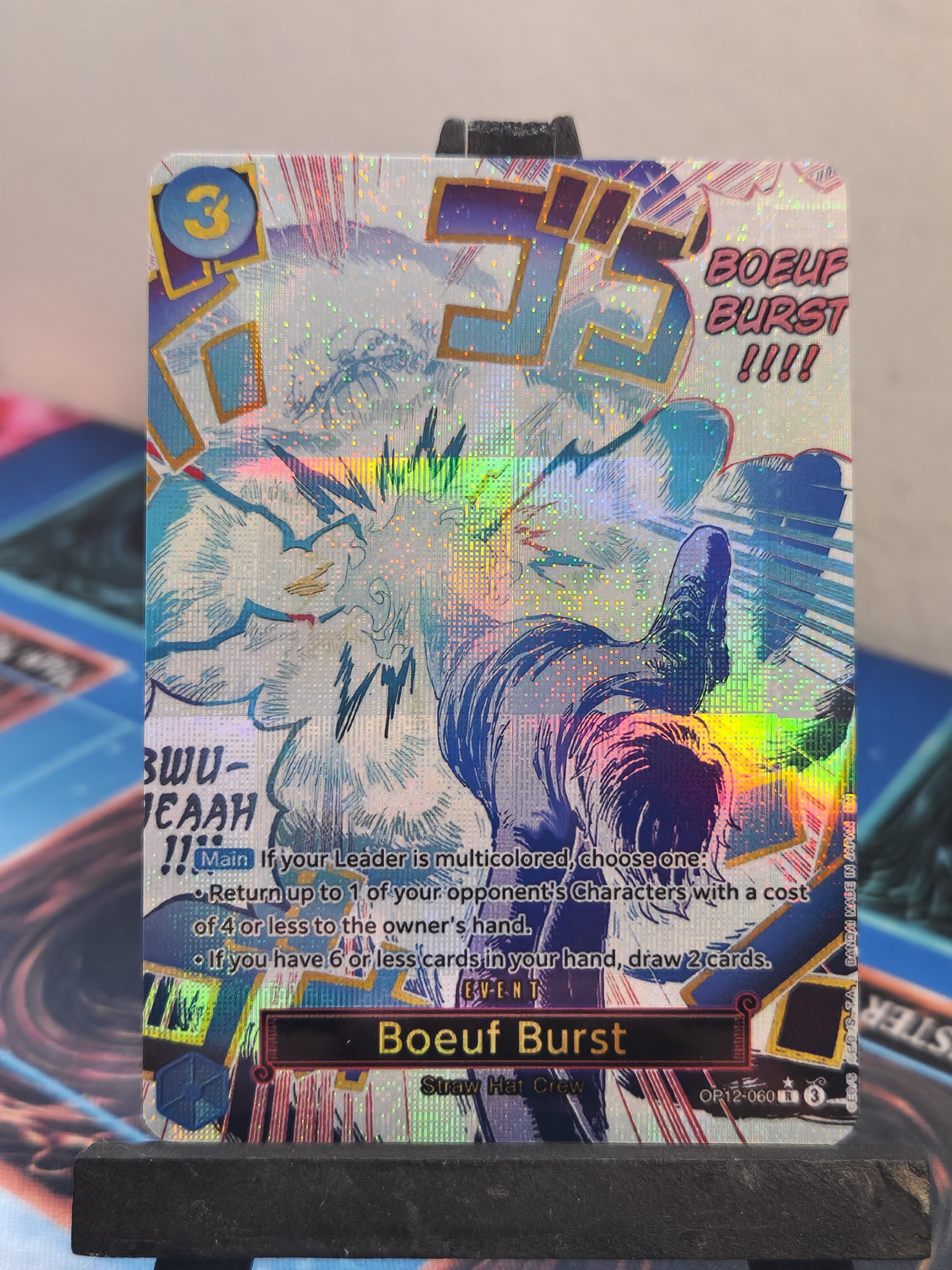 Boeuf Burst manga alt art op12-060 One Piece proxy