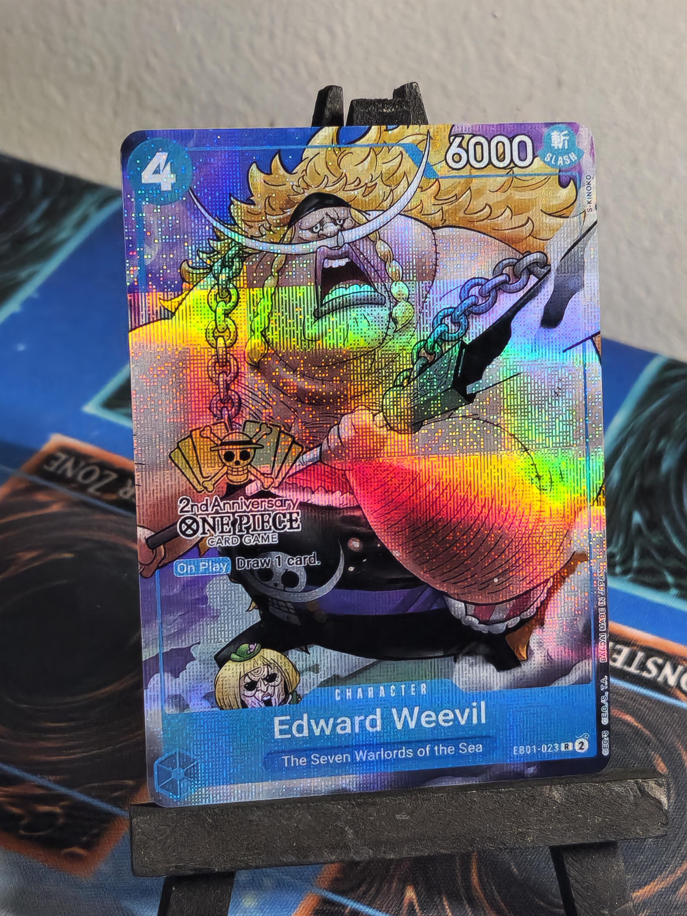 Edward Weevil 2nd Anniversary alt art eb01-0 23One Piece proxy