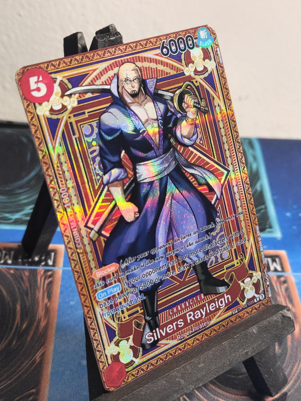 Silvers Rayleigh SP alt art OP09-005 One Piece Proxy