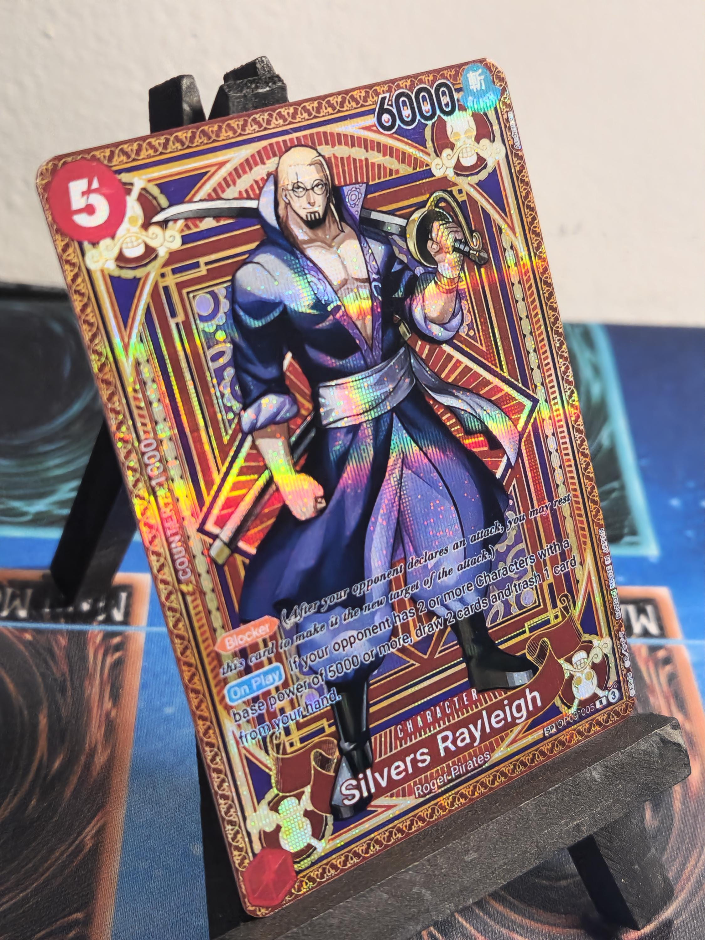 Silvers Rayleigh SP alt art OP09-005 One Piece Proxy