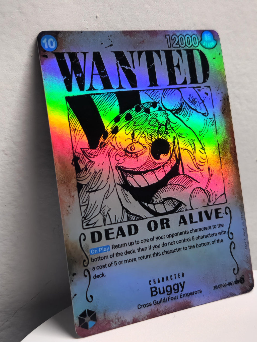 Buggy Wanted Poster SP op09-051 One Piece Proxy
