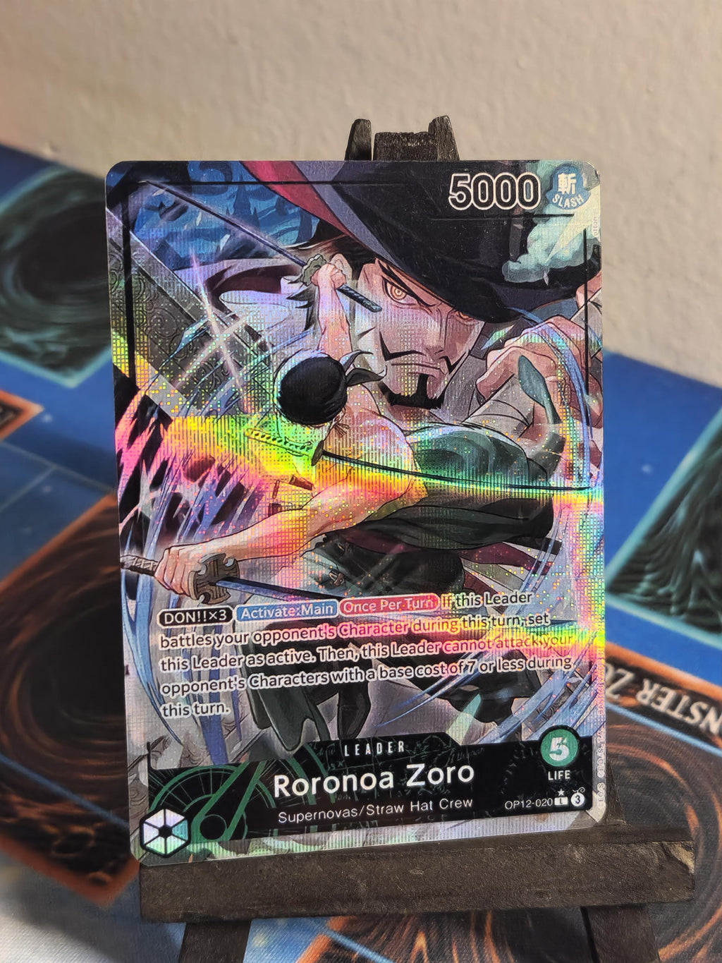 Roronoa Zoro Leader alt art op12-020 One Piece proxy