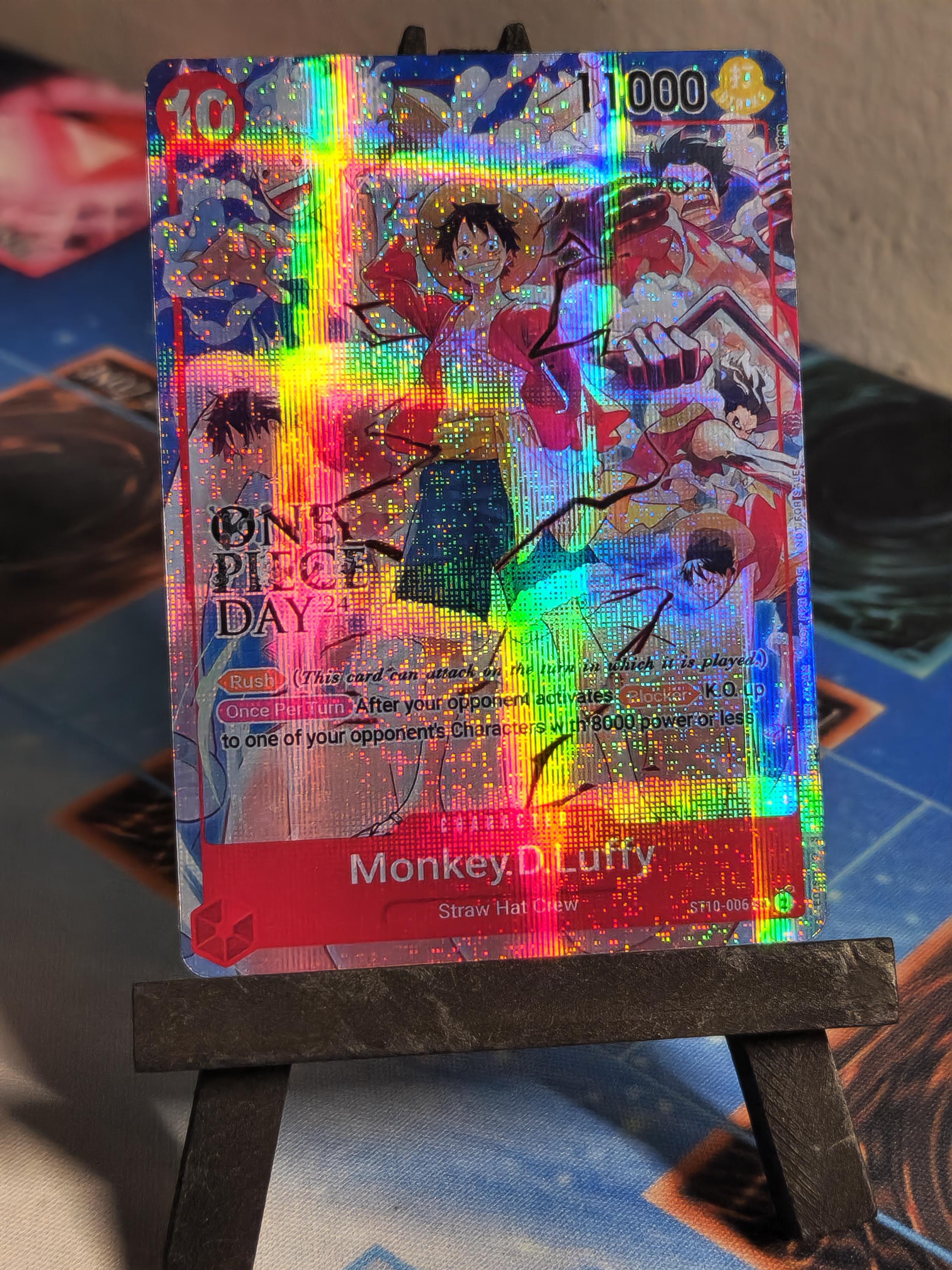 Monkey D Luffy Promo St10-006 One Piece Proxy Card