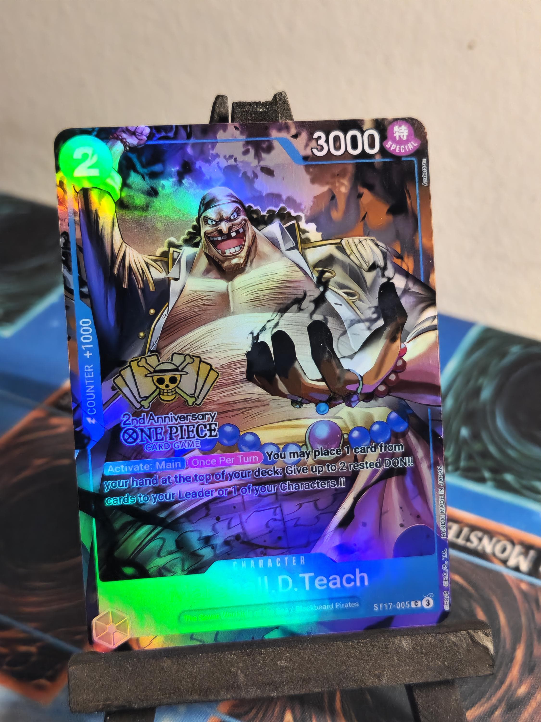 Marshall D Teach 2nd anniversary alt art st17-005 proxy