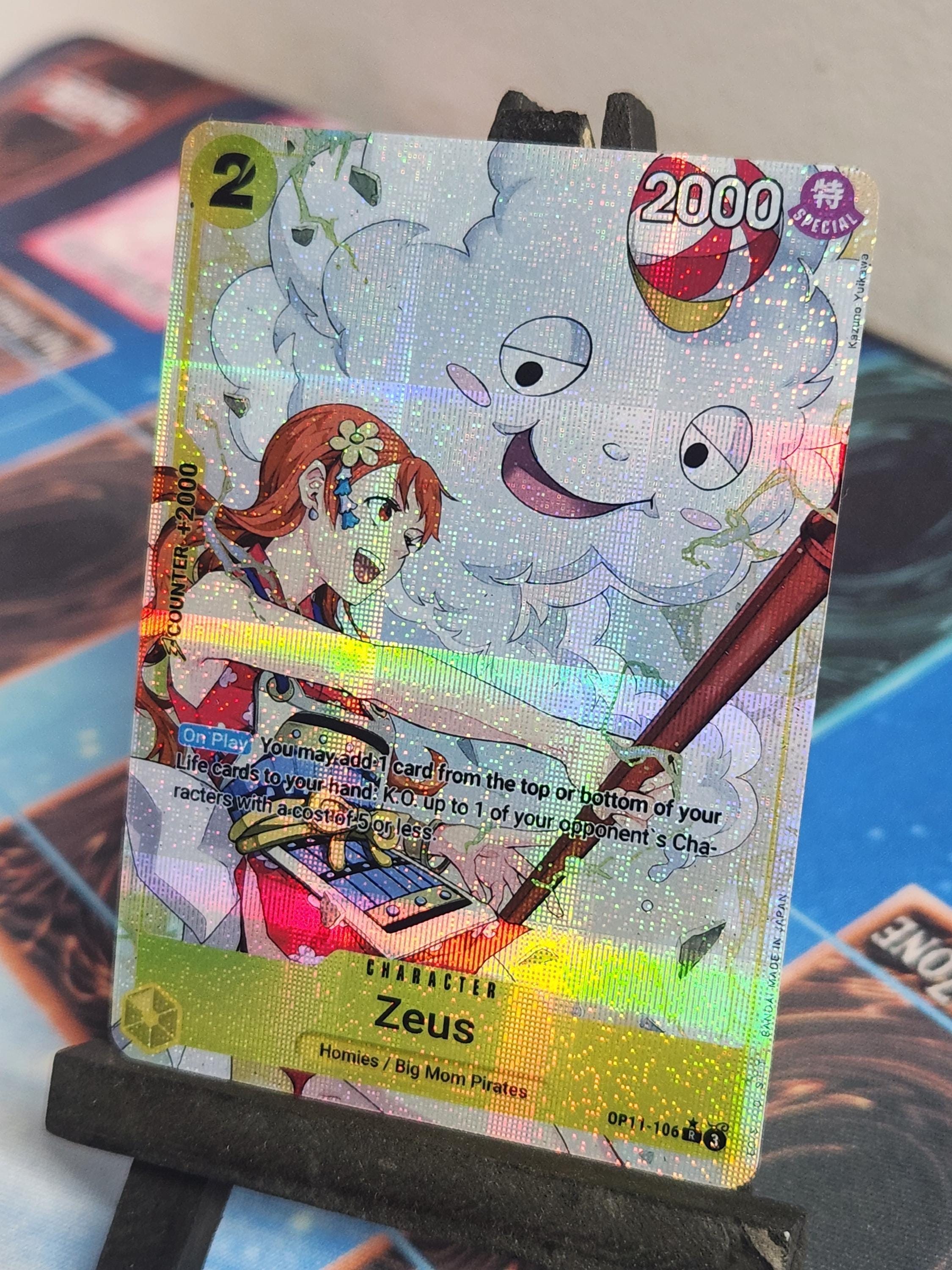 Zeus Alt Art OP11-106 One Piece Proxy