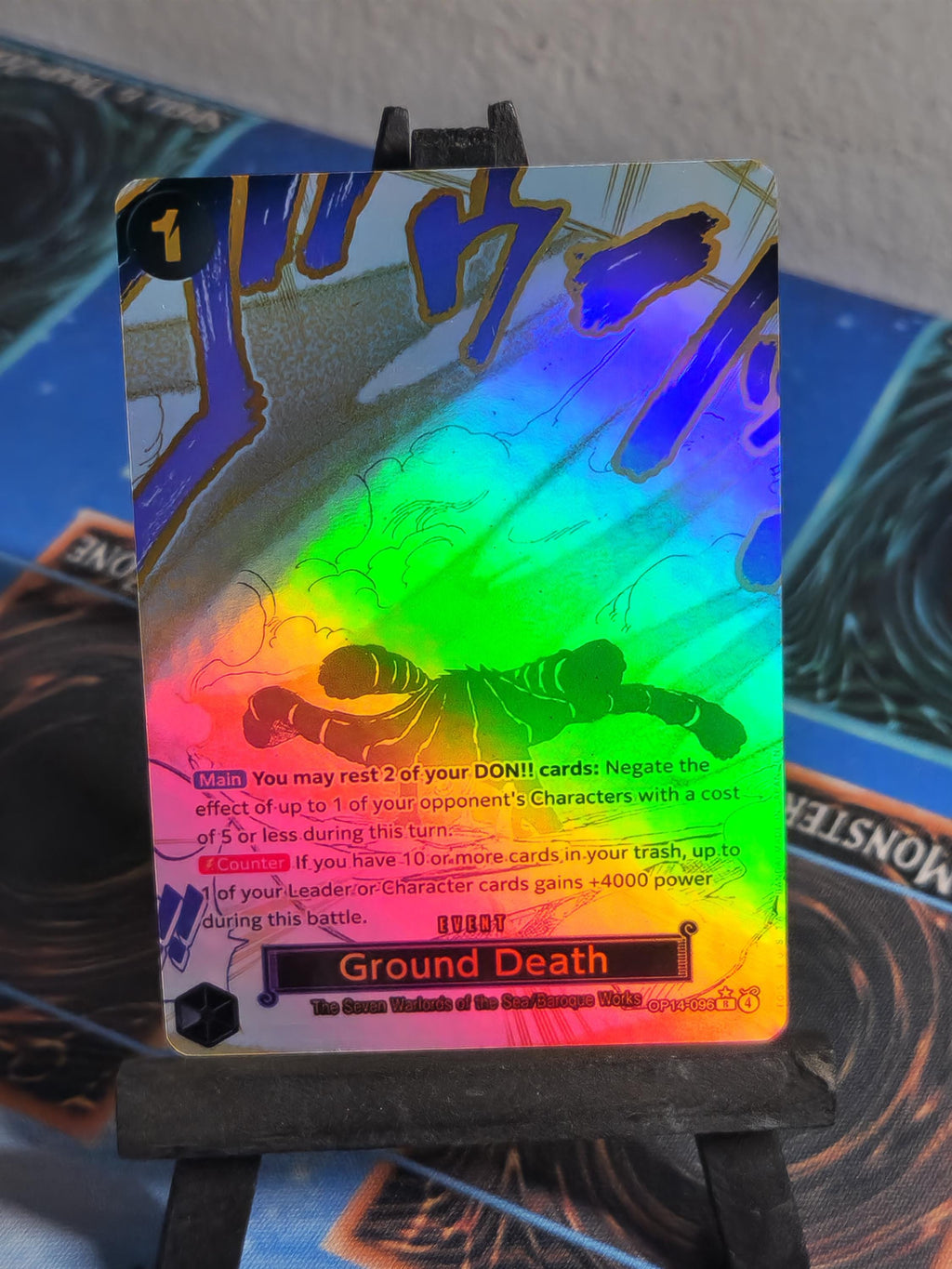 Ground Death alt art op14-096 One Piece proxy