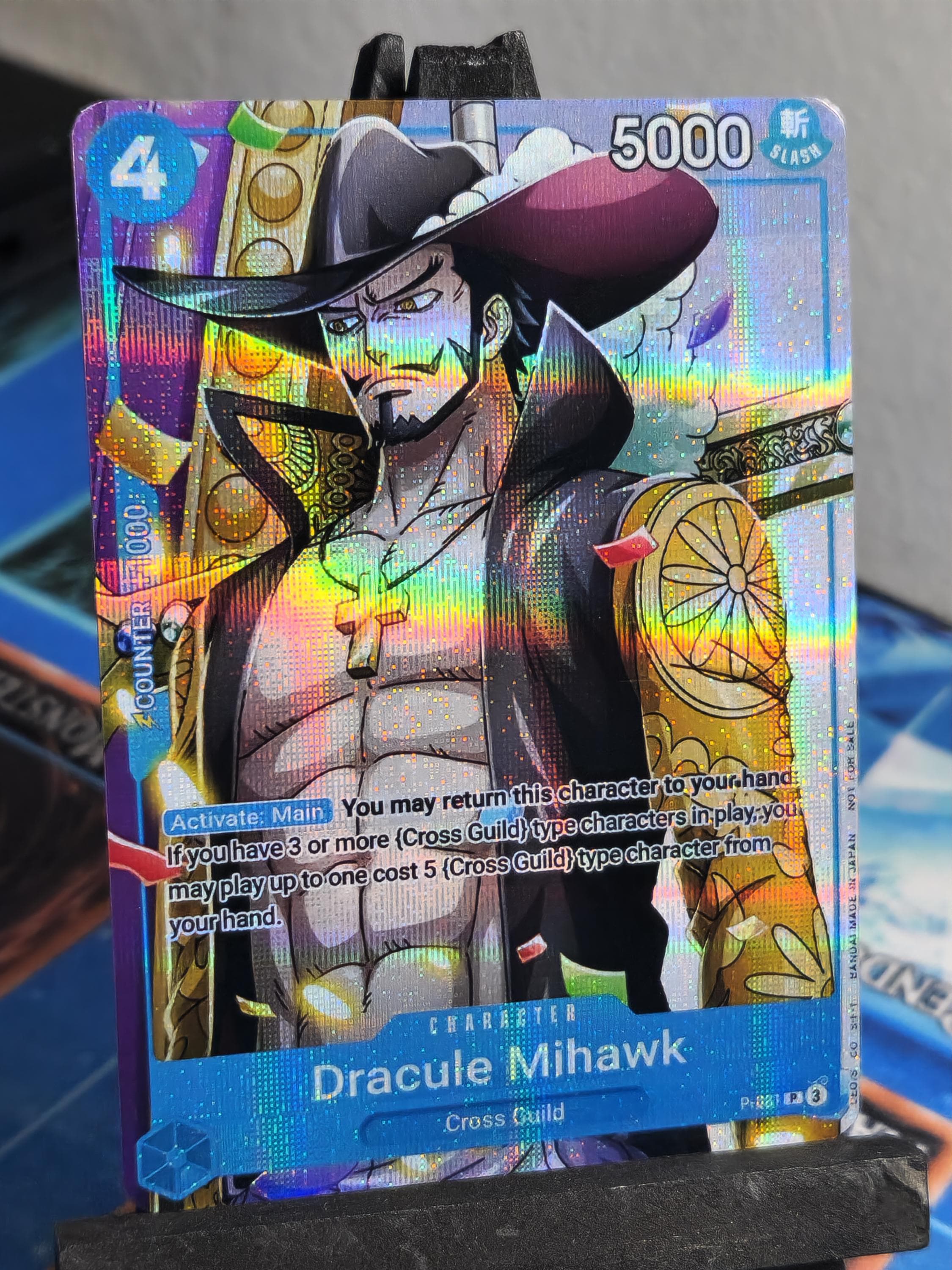 Dracule Mihawk promo  P-081 One Piece Proxy
