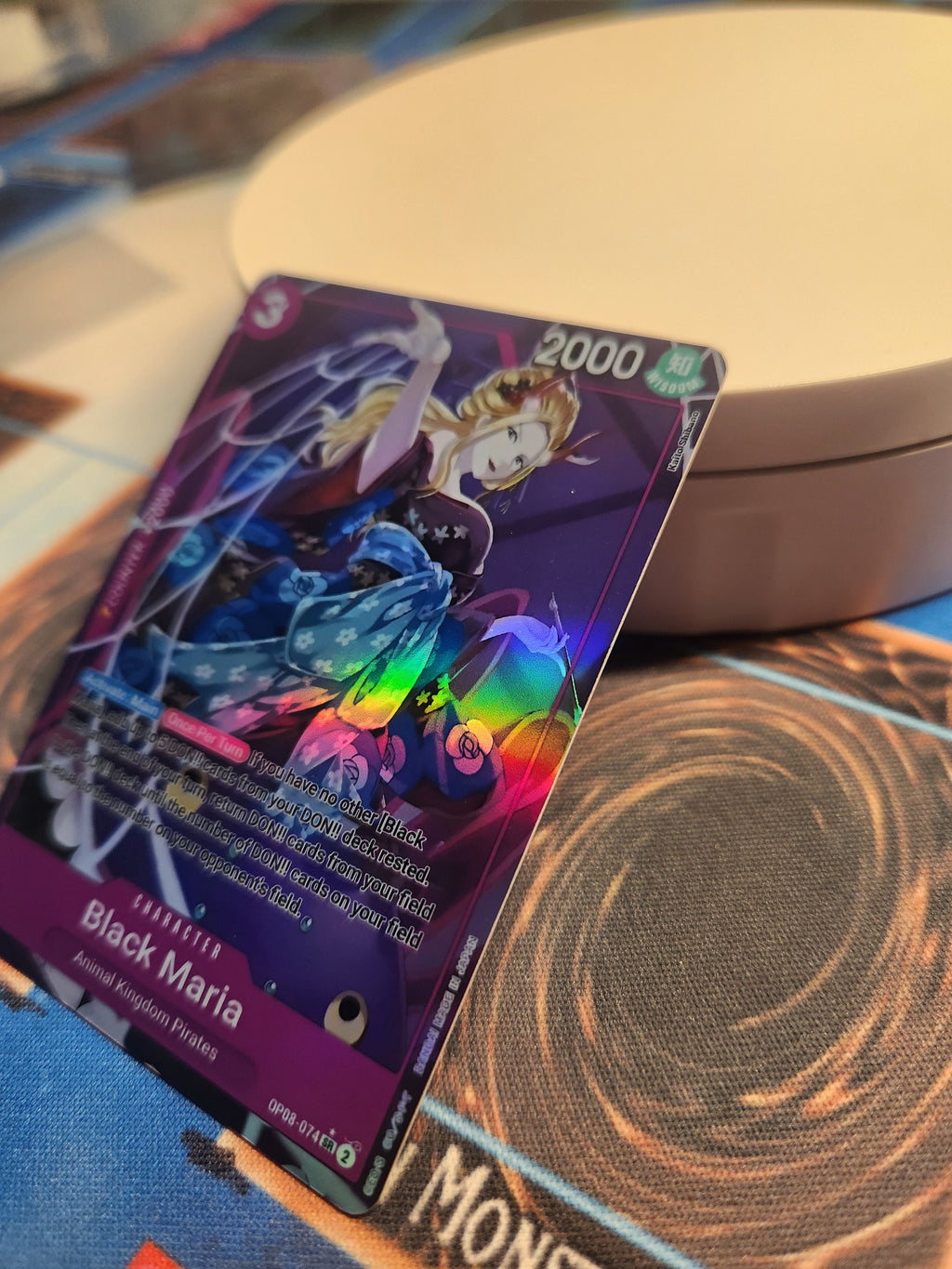 One Piece Black Maria alt art op08-074 proxy