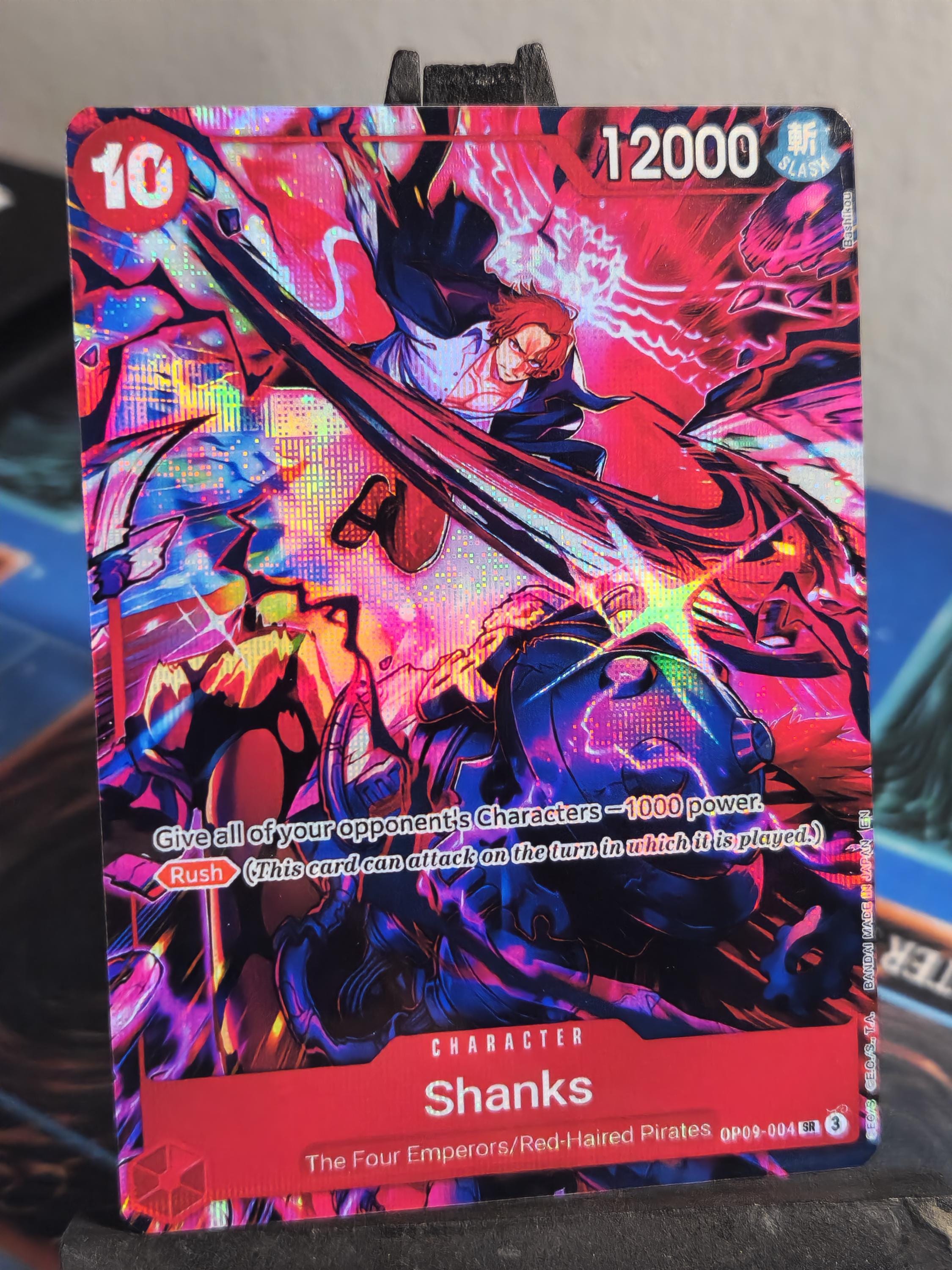 Shanks 2nd Anniversary alt art op09-004 One Piece Proxy
