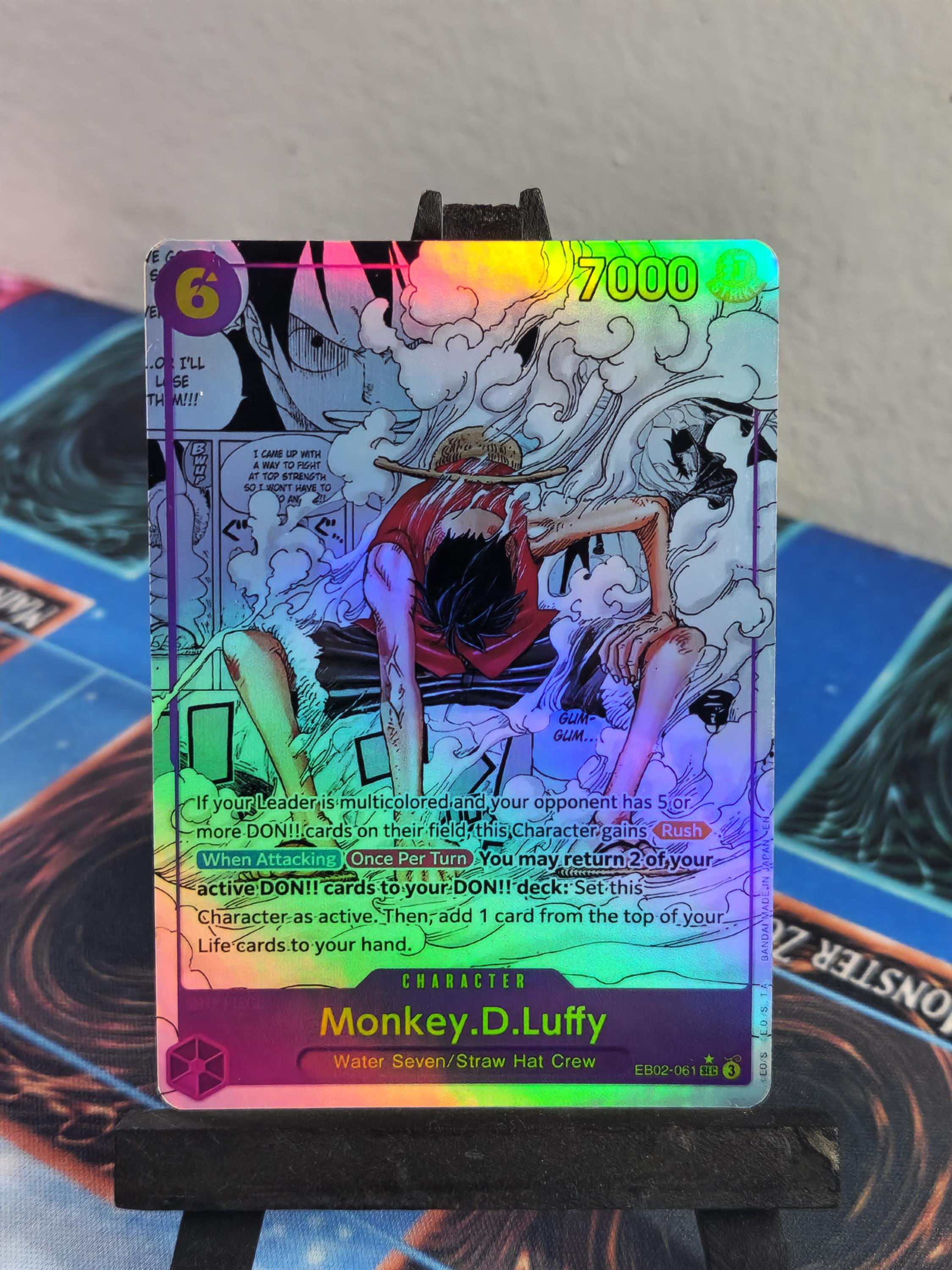 Monkey D Luffy Manga Rare EB02-061 One Piece Proxy