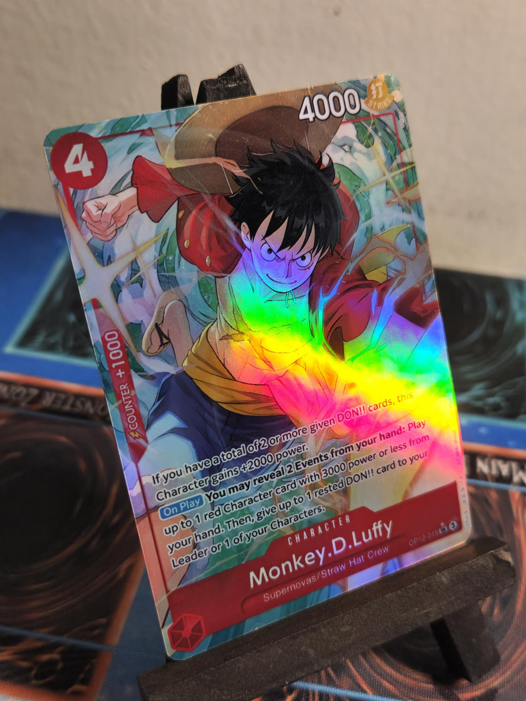 Monkey D Luffy alt art op12-015 One Piece proxy