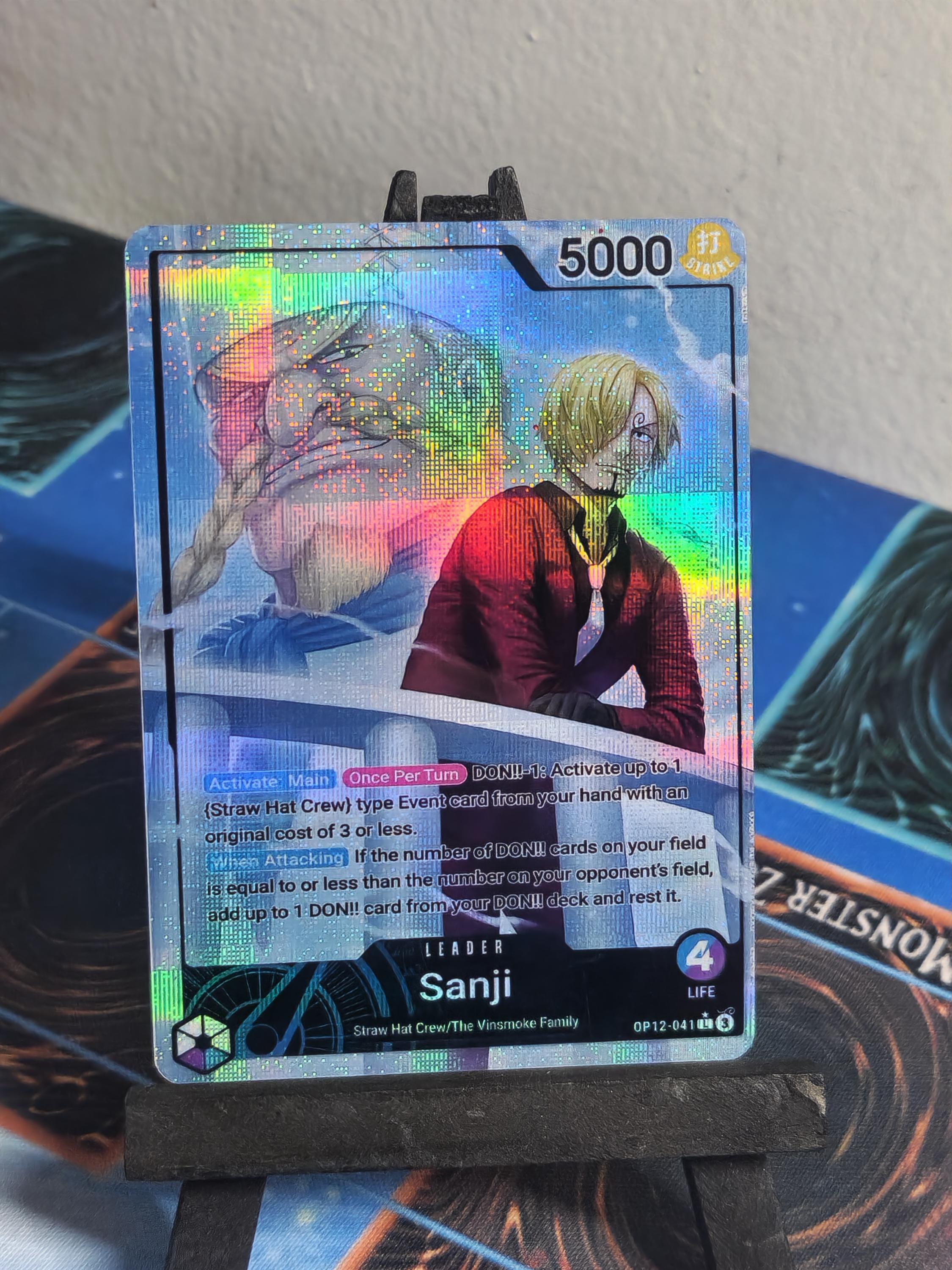 Sanji Leader alt art op12-041 One Piece proxy