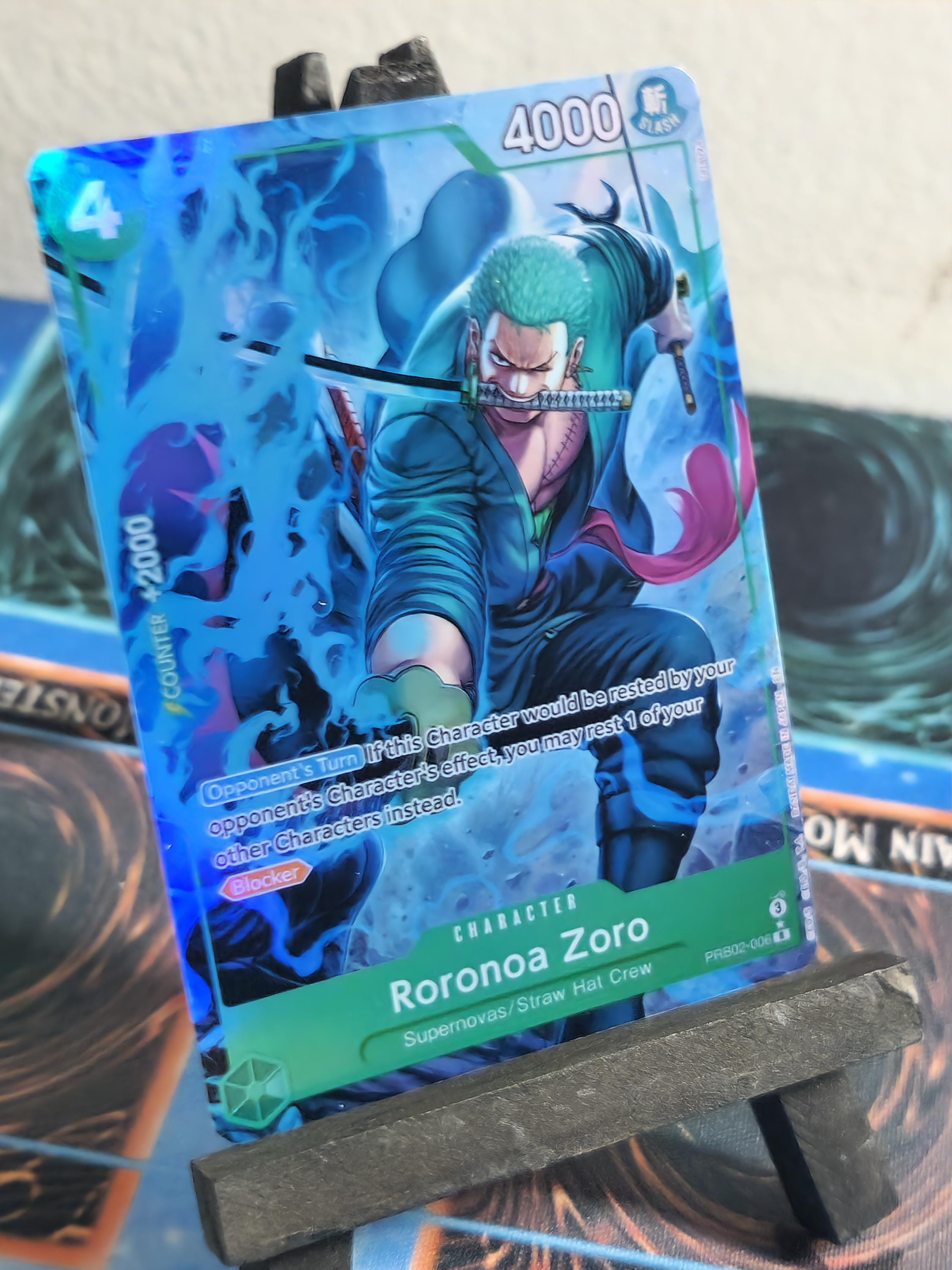 Roronoa Zoro alt art PRB02-006 One Piece proxy