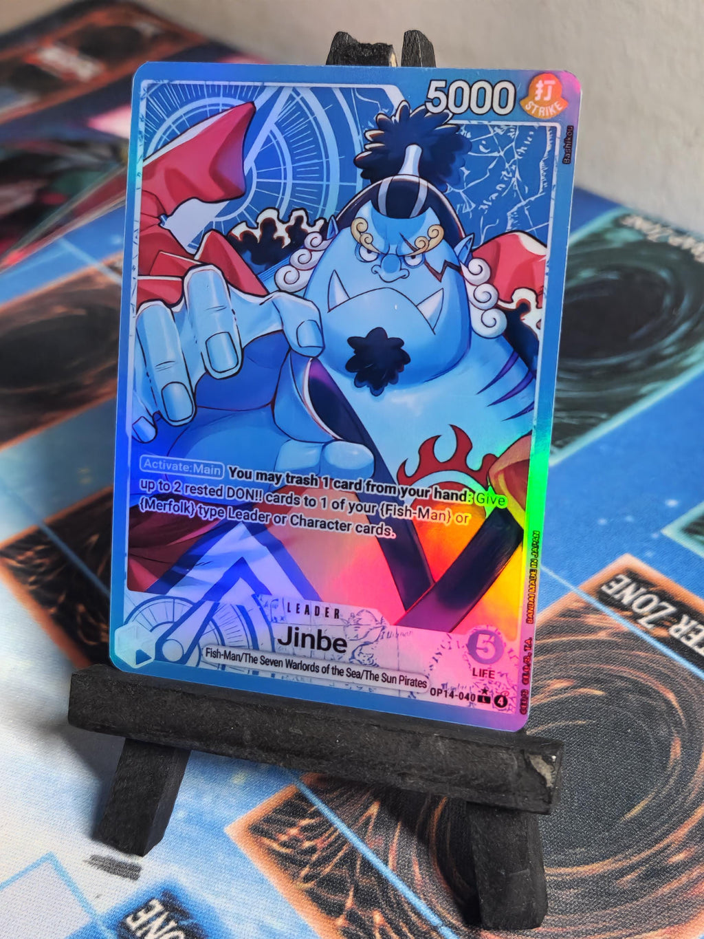 Jinbe Leader Alt Art OP14-040 One Piece Proxy