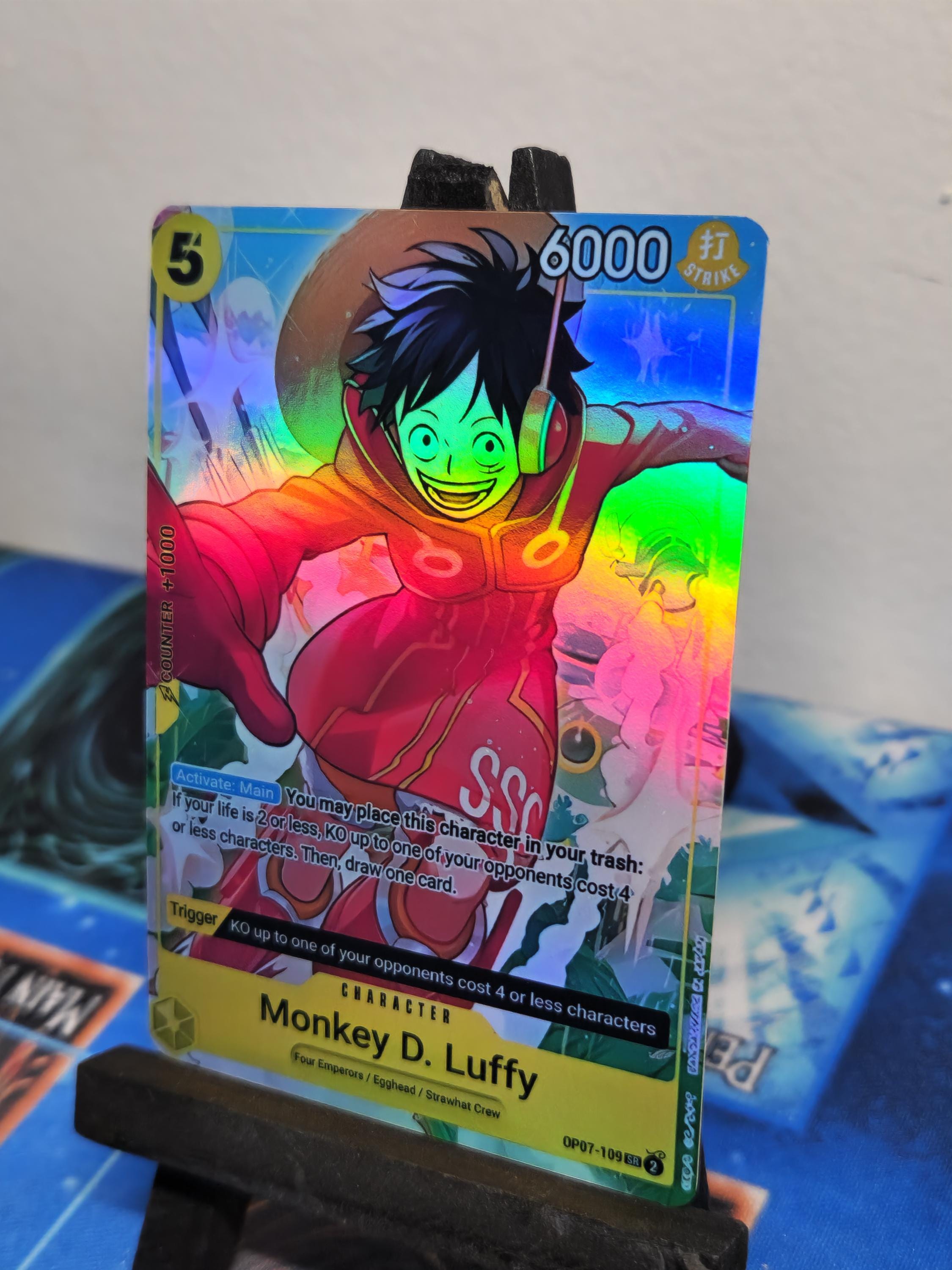 Monkey d luffy alt art  op07-109 One Piece proxy